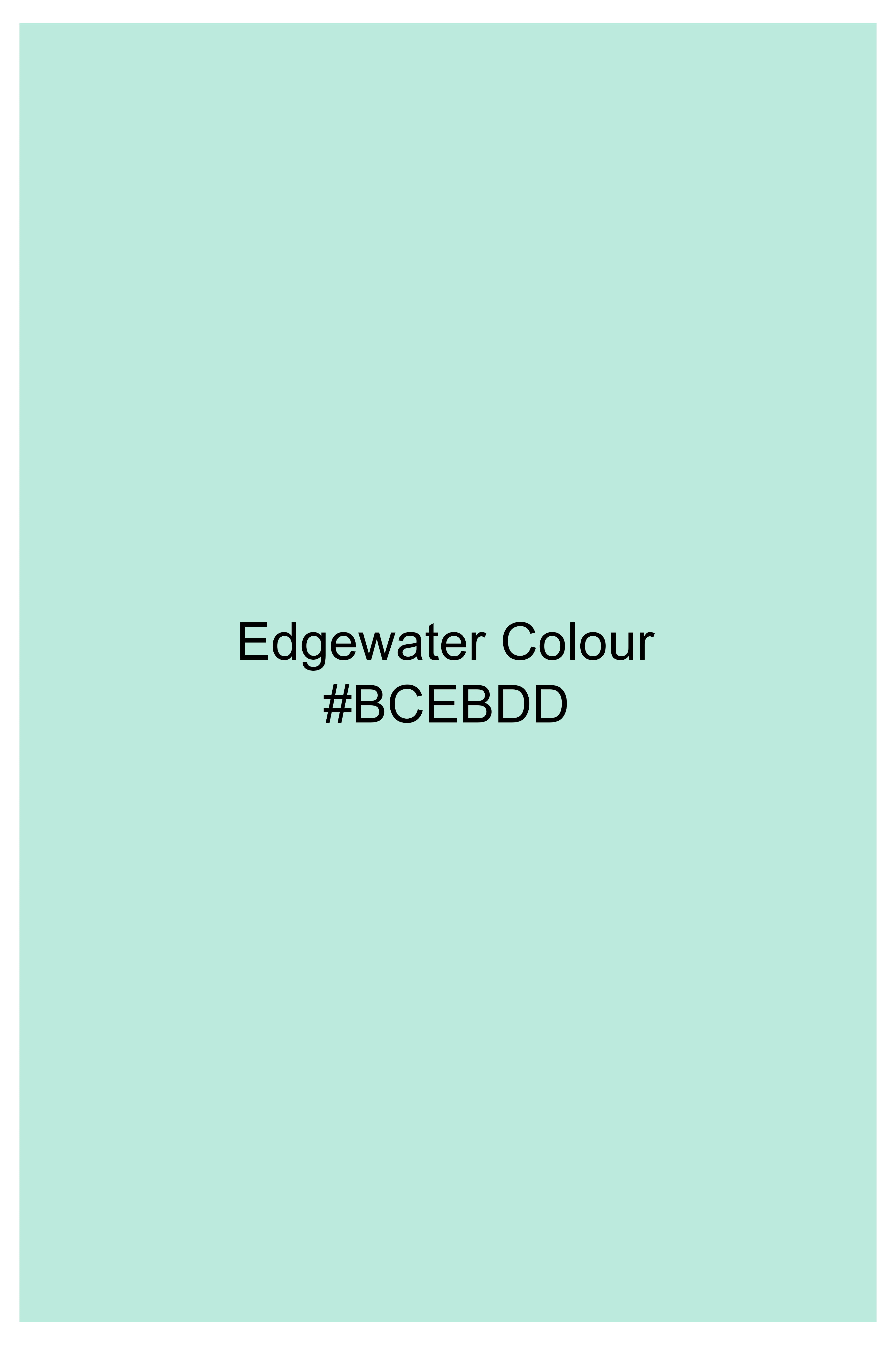 Tikkara-Edgewater Green Viscose Embroidered with Tikki Work Designer Stretchable Waistband Pant
