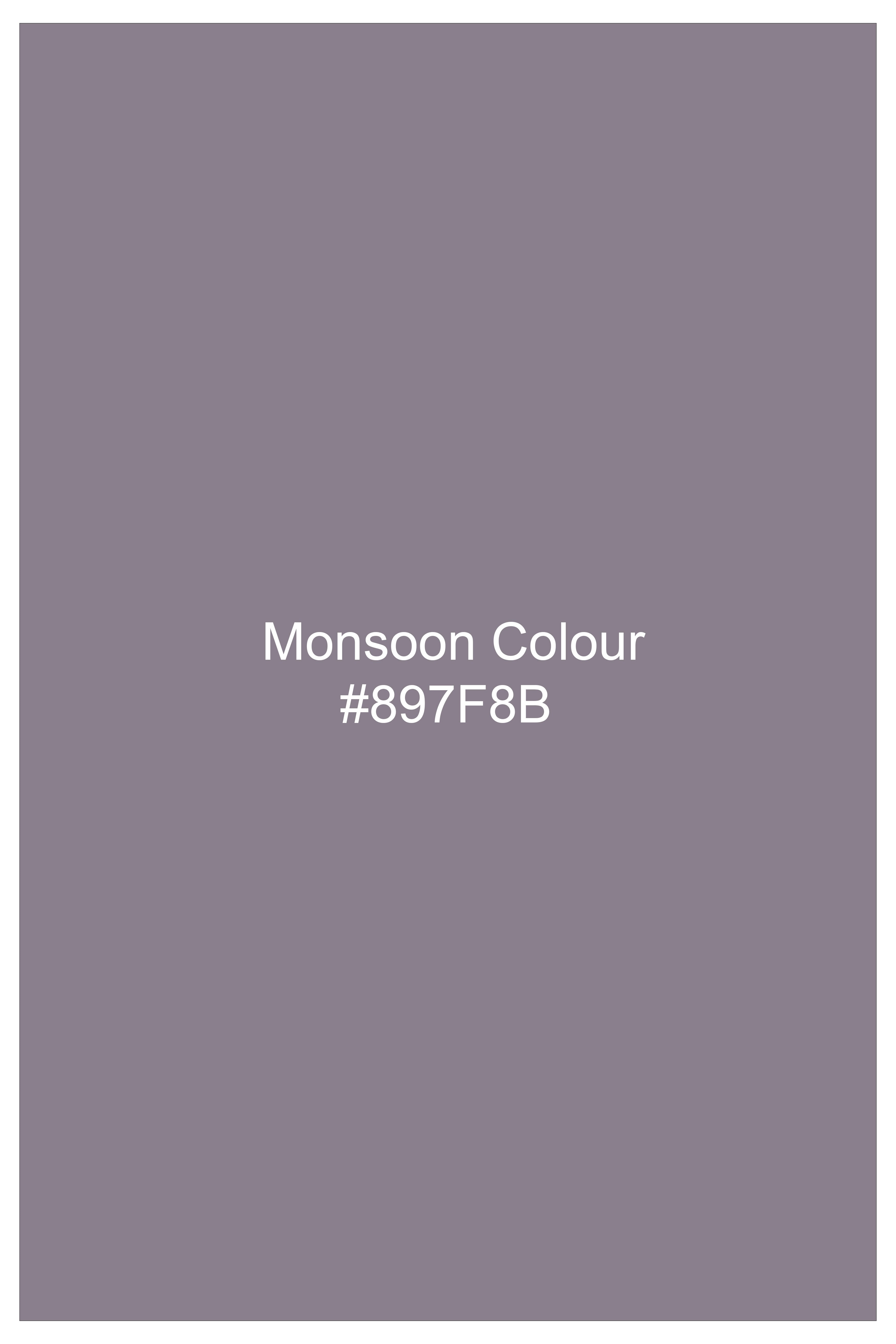 Cinerro-Monsoon Gray Luxurious Linen Stretchable Waistband Pant