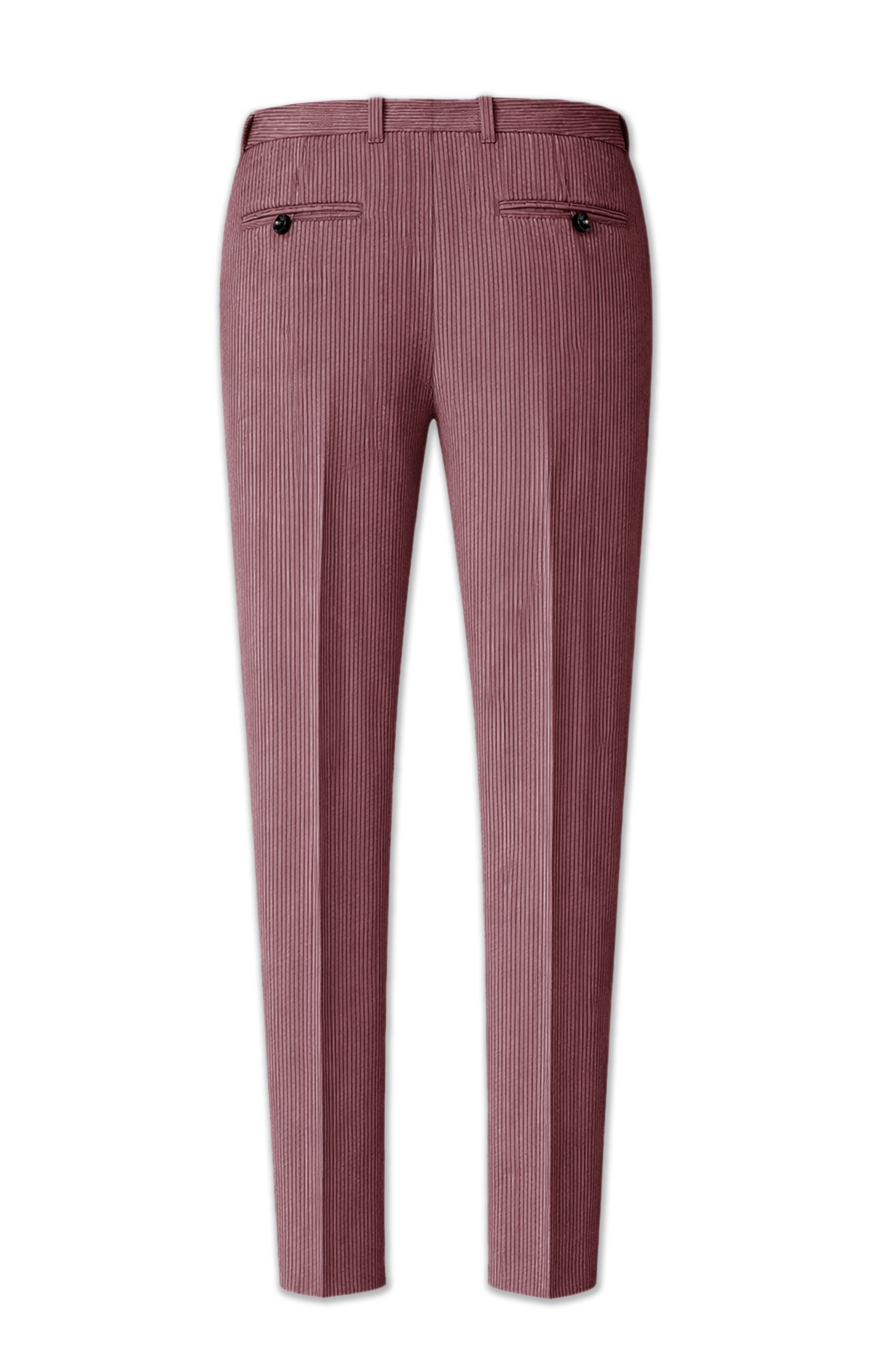 Tauzen-Rose Taupe Pink Corduroy Premium Stretchable Waistband Pant
