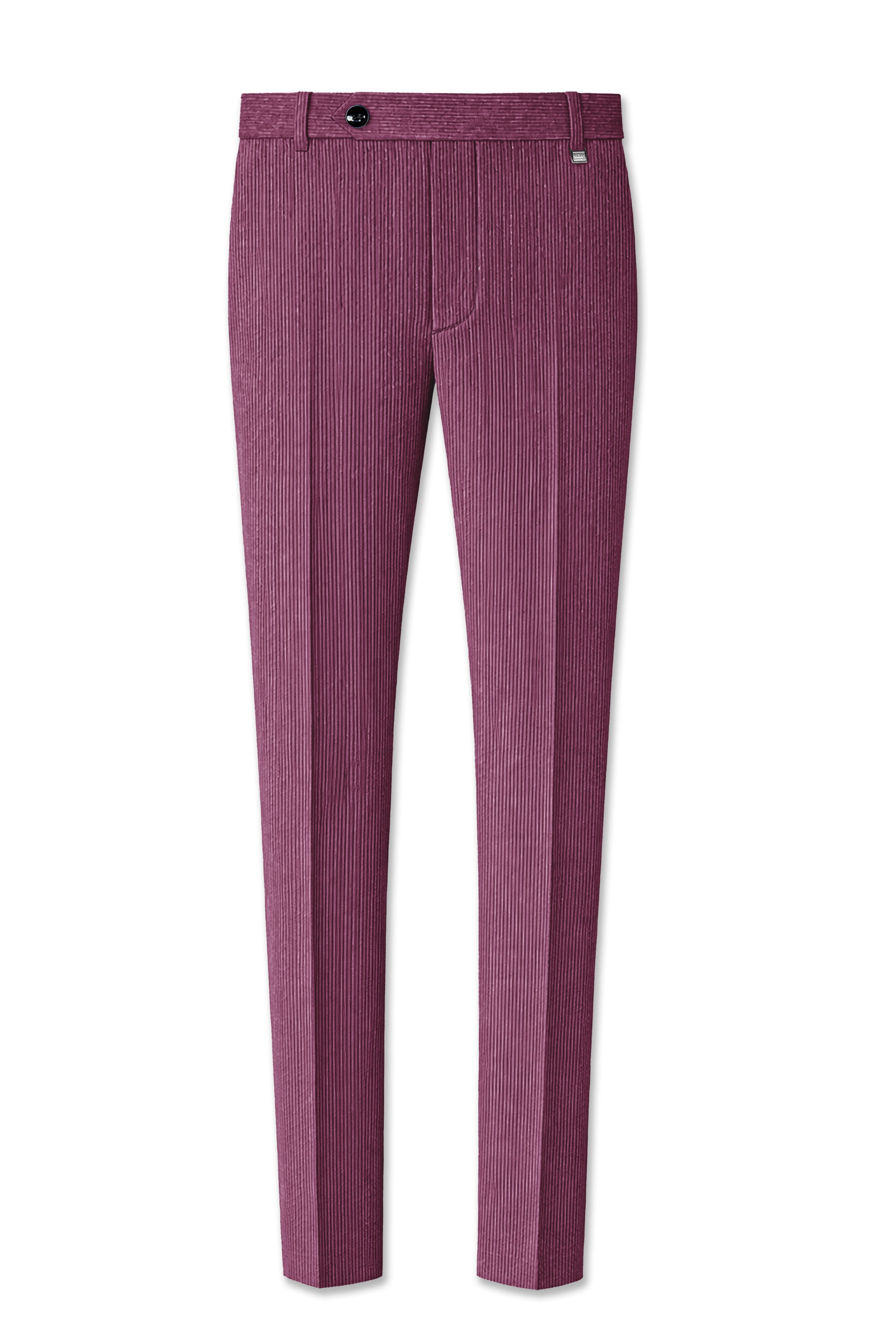 Roselux-Cosmic Pink Corduroy Premium Stretchable Waistband Pant