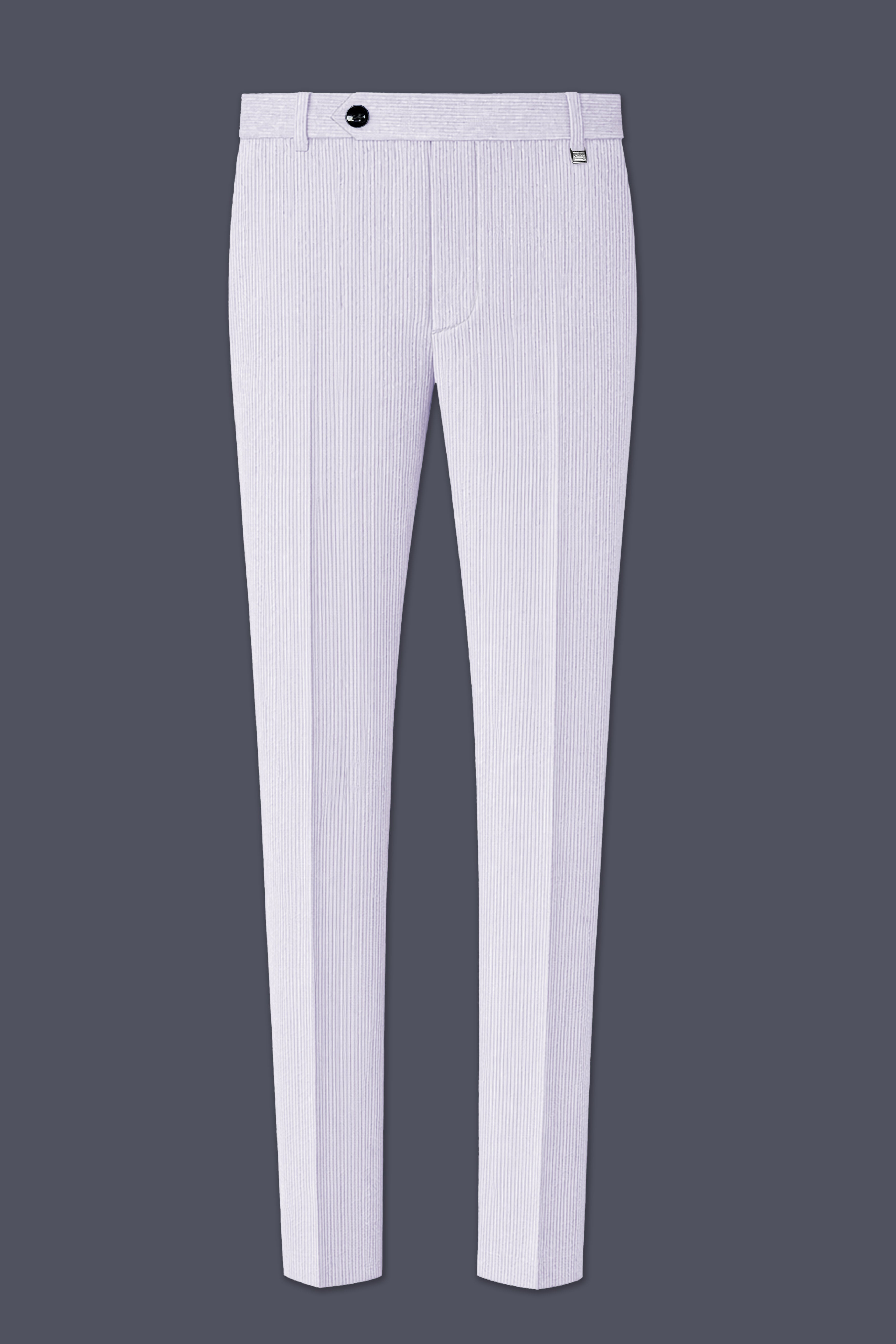 Auremerc-Mercury Gray Corduroy Premium Stretchable Waistband Pant