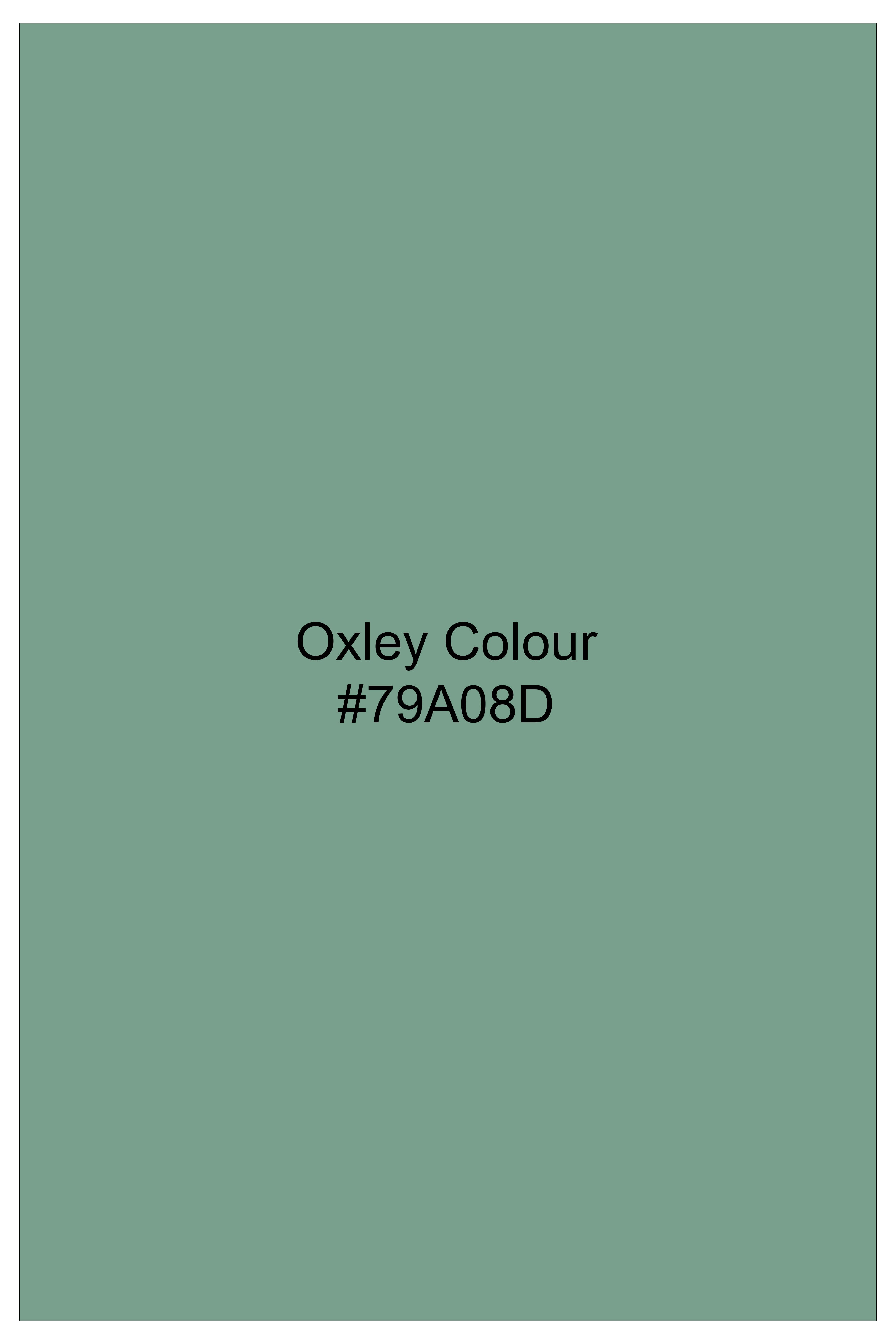 Viridian-Oxley Green Velvet Stretchable Waistband Pant