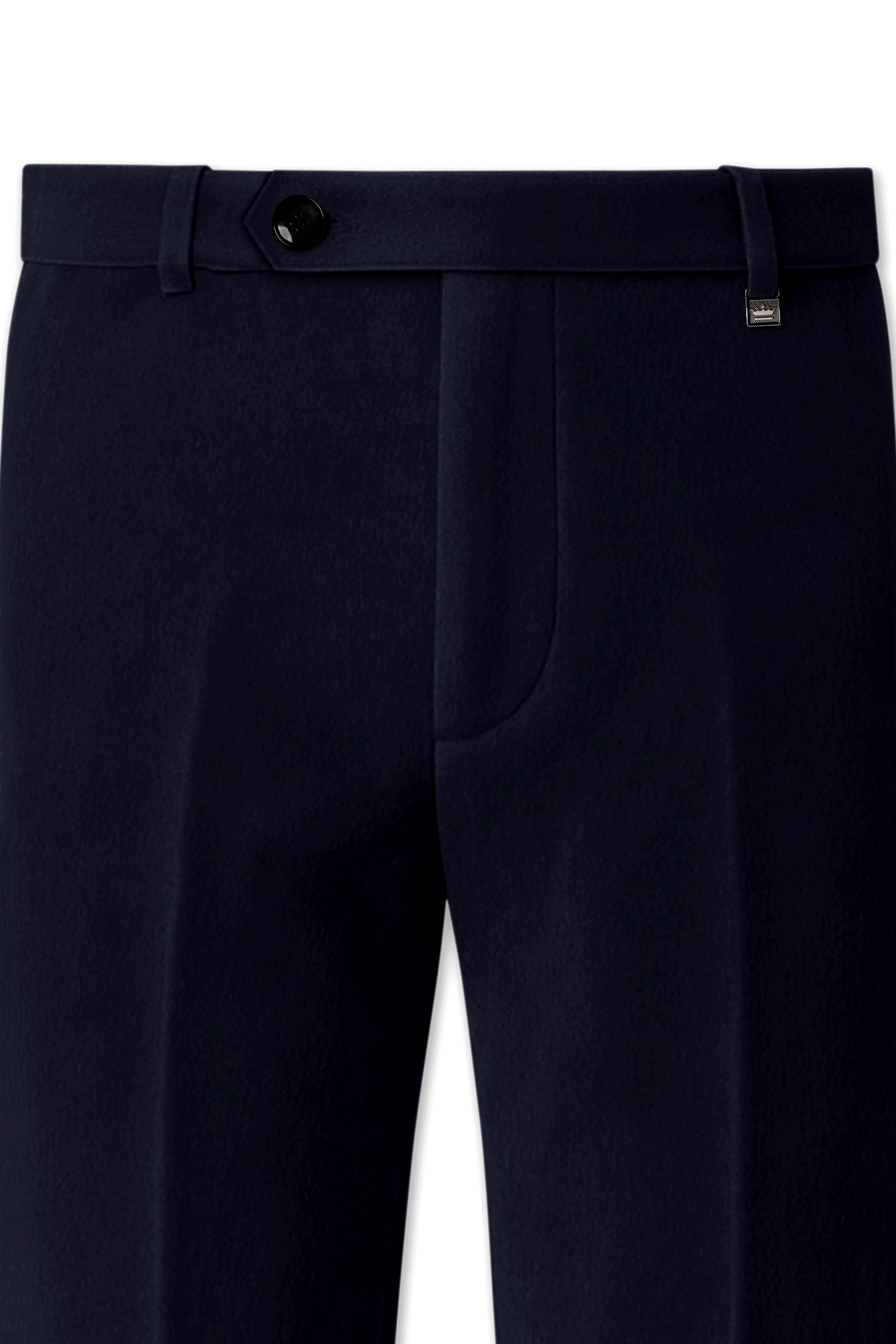 Torvian-Vulcan Purple Velvet Stretchable Waistband Pant