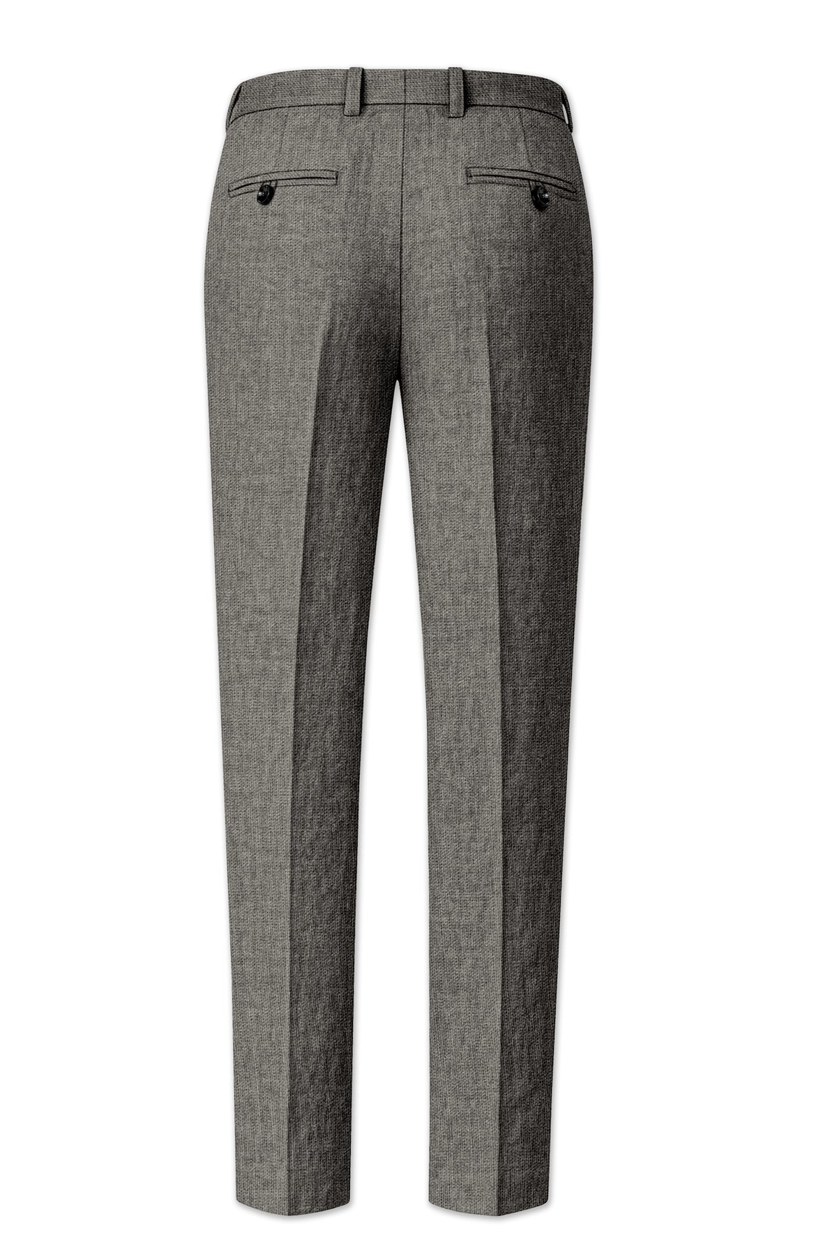 Viridian-Concord Green Luxurious Linen Stretchable Waistband Pant