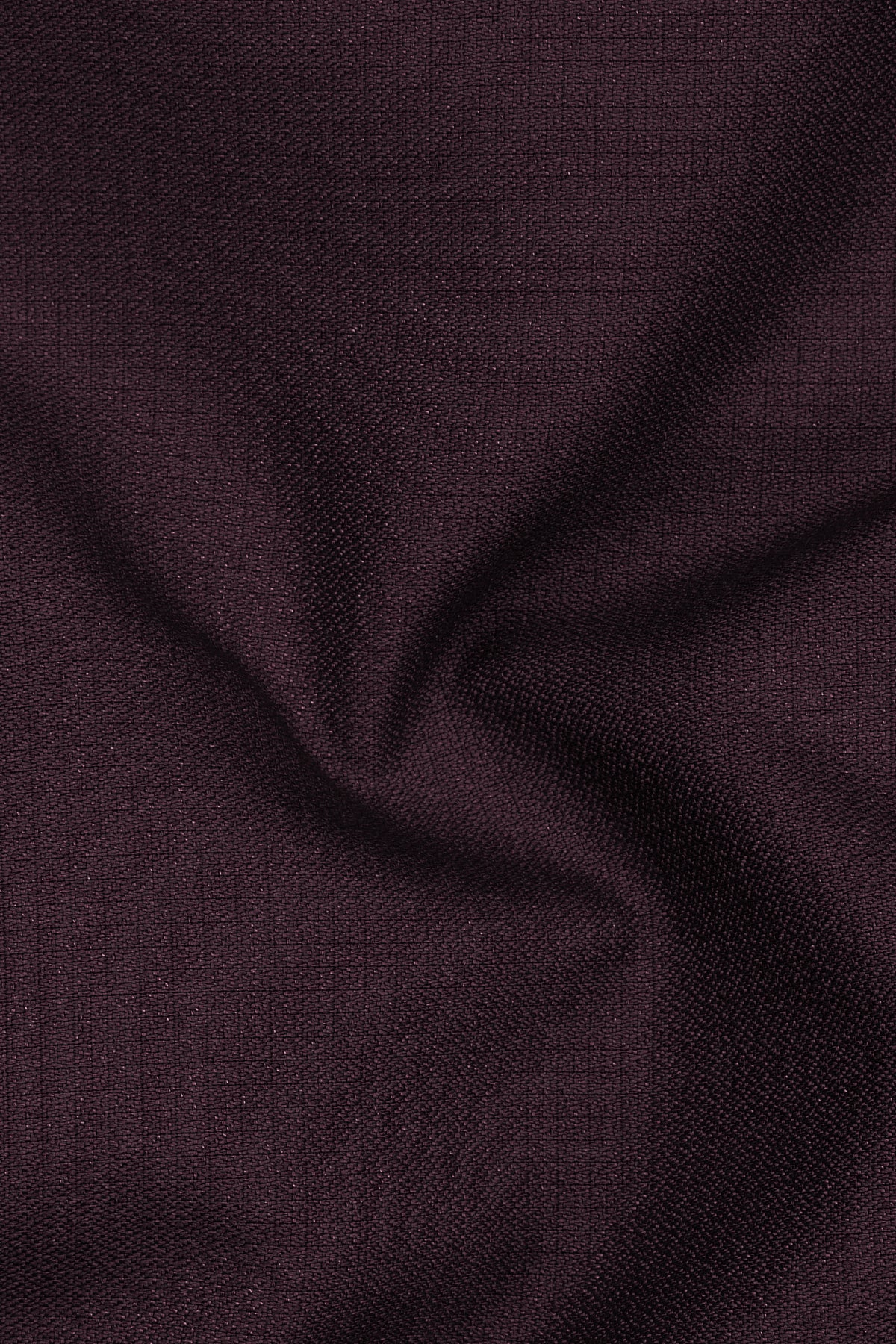 Velaris-Thunder Purple Diamond Textured Wool Rich Slight Stretch Waistband Pant