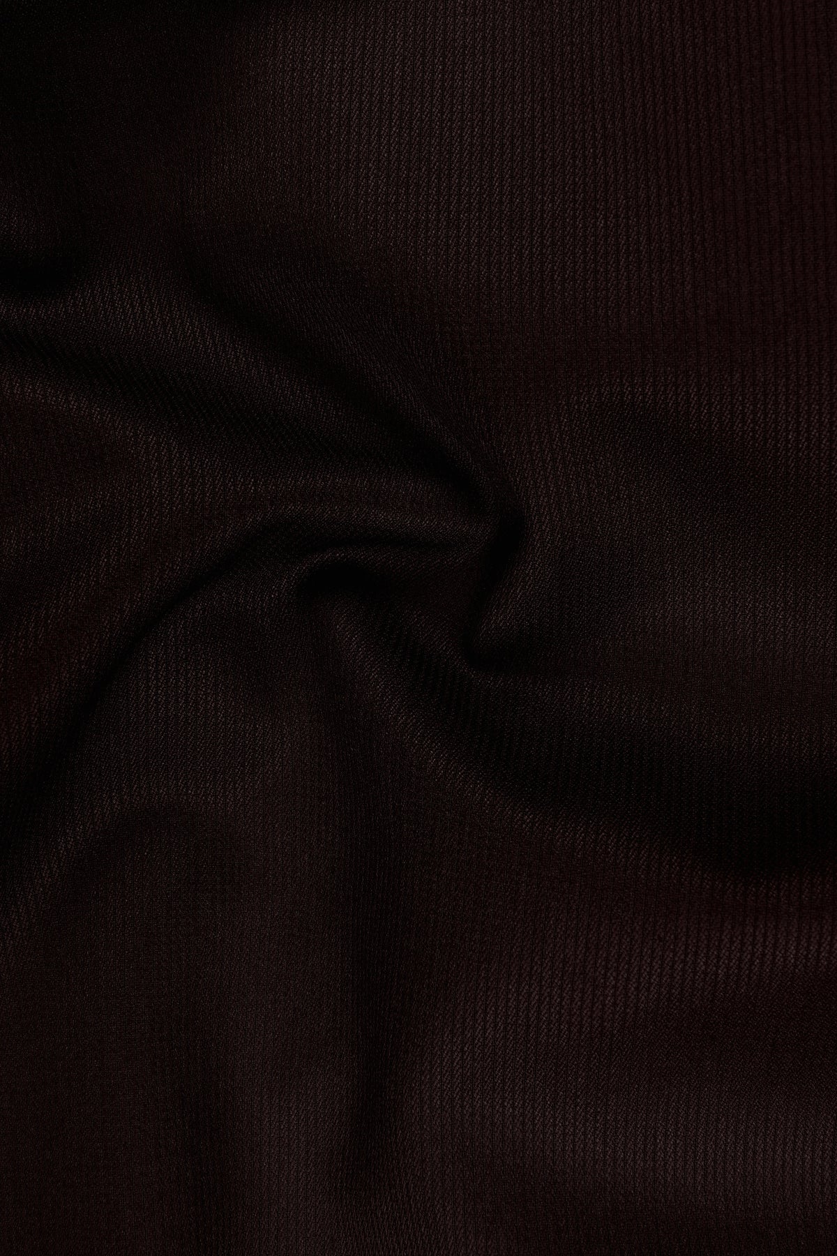 Terrano-Creole Brown Diamond Textured Wool Rich Slight Stretch Waistband Pant