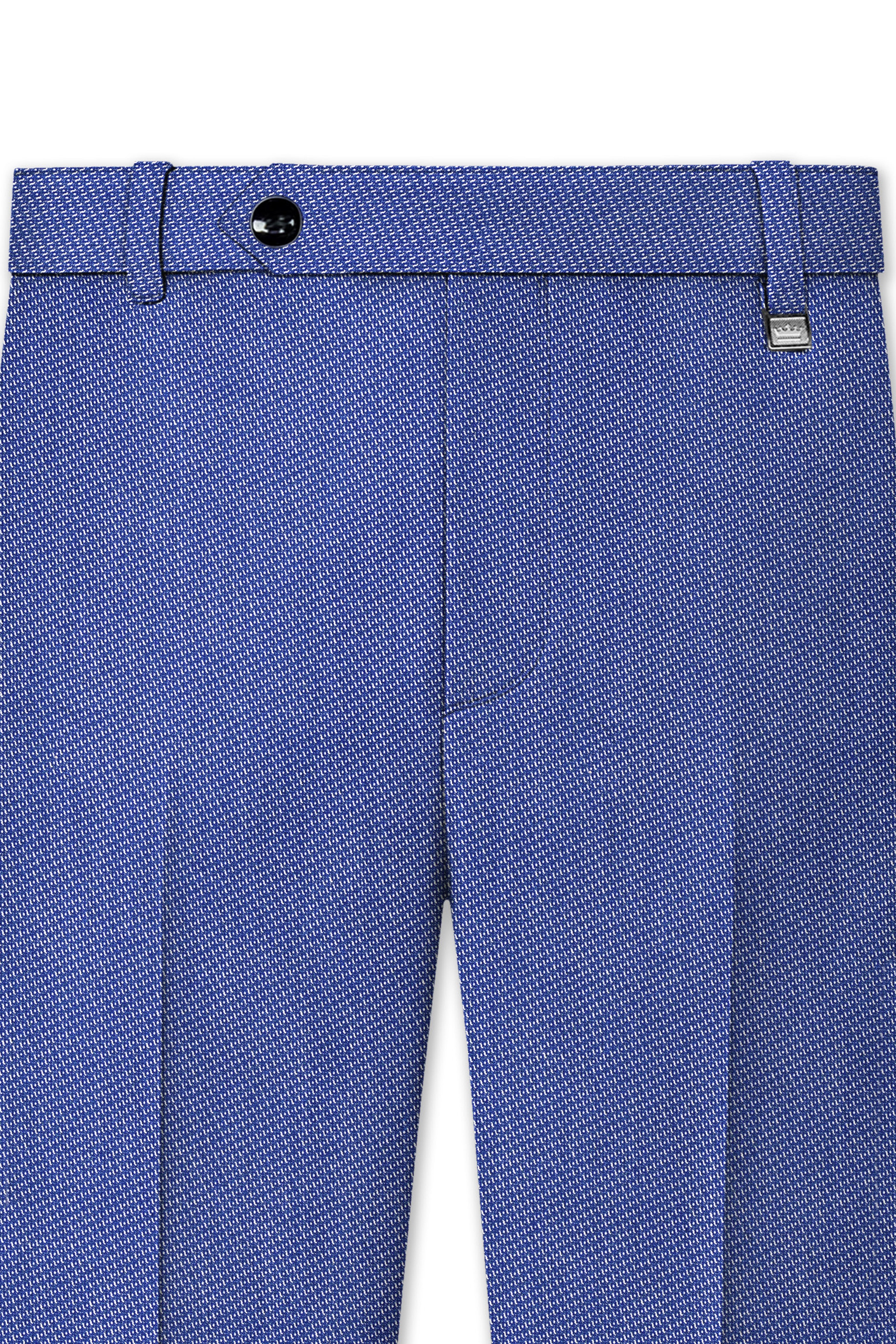 Sky Blue Micro Textured Ultra soft Formal Pant