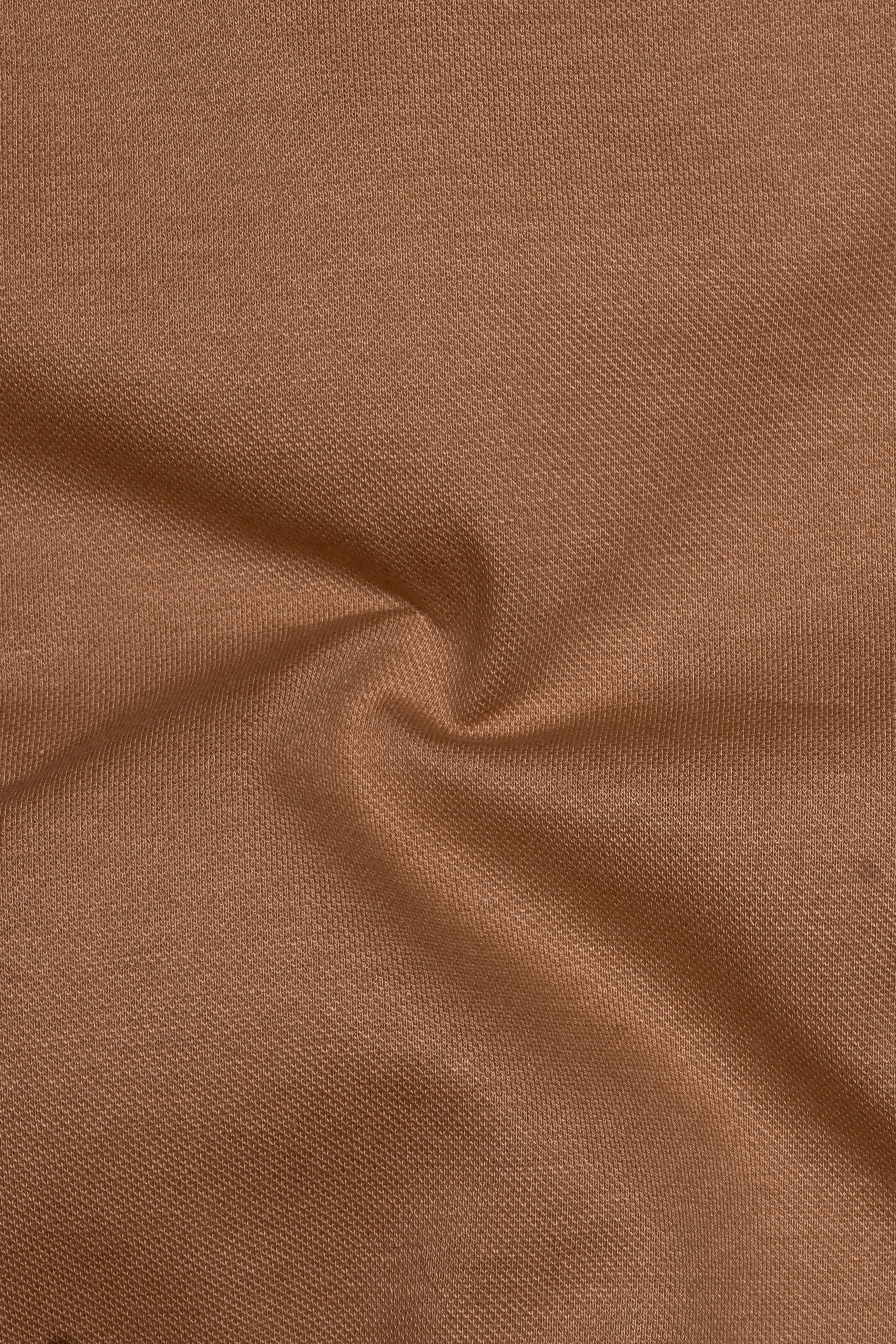 Spicy Mix Brown Solid Premium Cotton Pique Polo