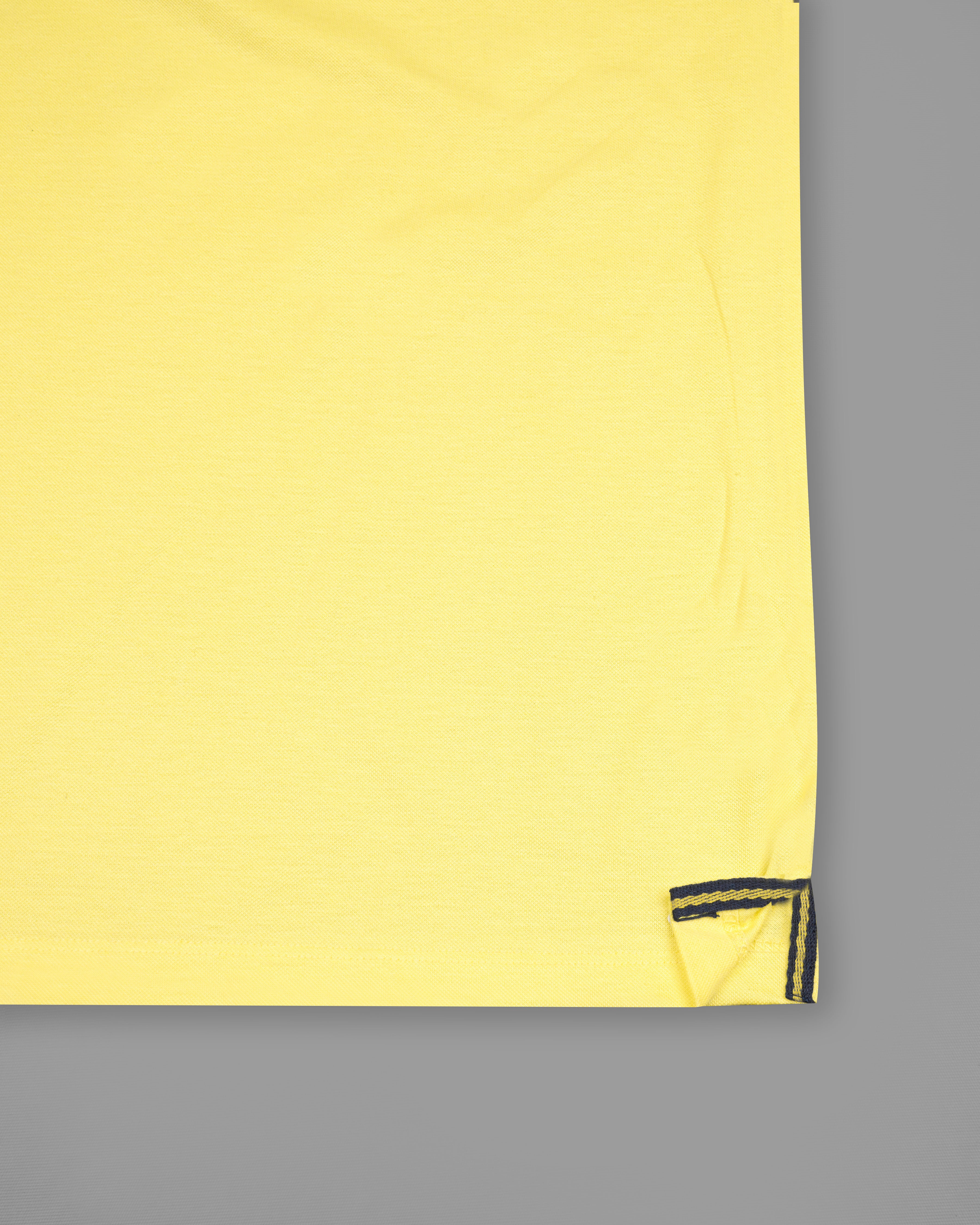 Sweet Corn Yellow Organic Cotton Pique Polo TS842-S, TS842-M, TS842-L, TS842-XL, TS842-XXL