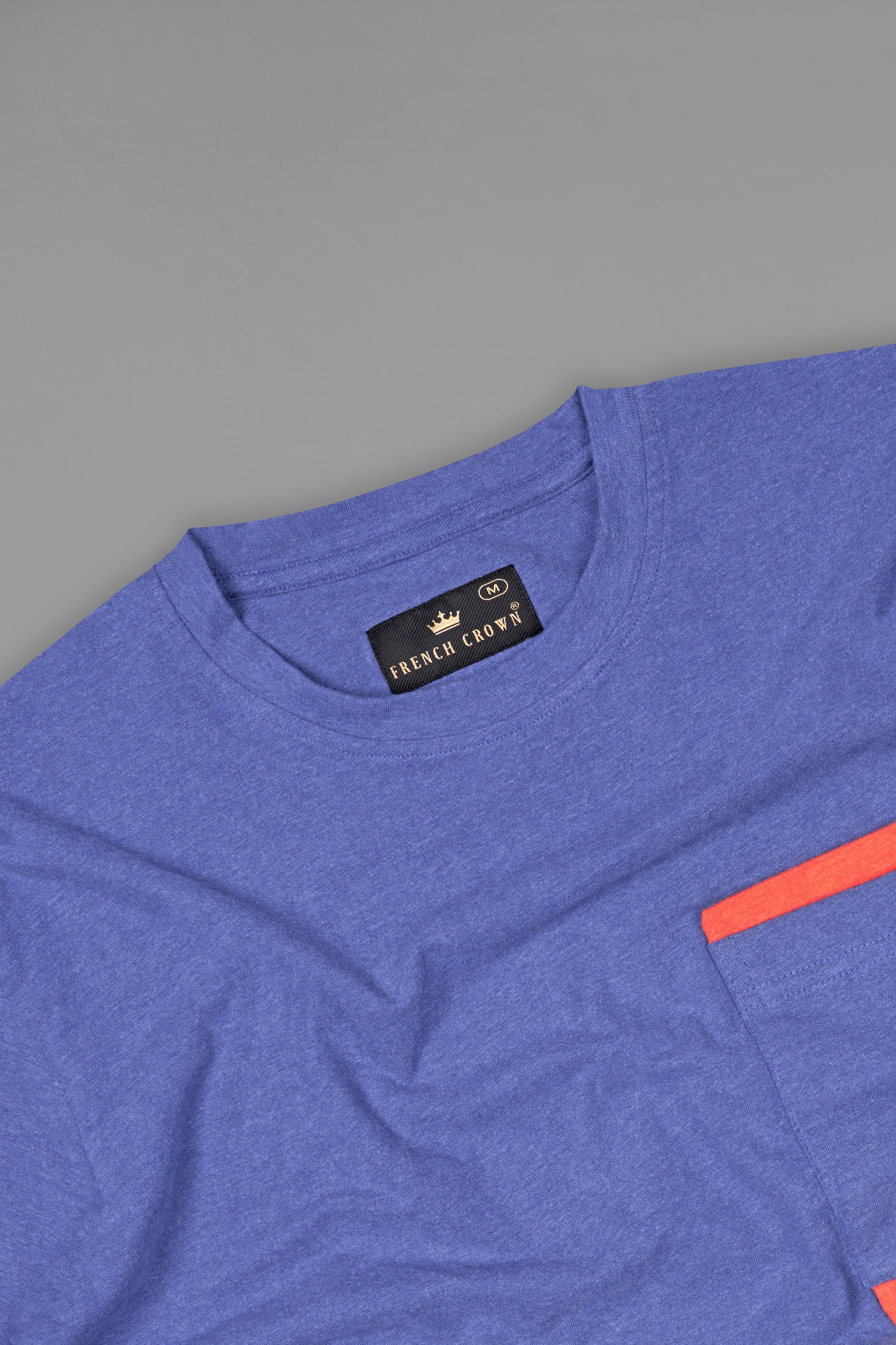 Scampi Blue Premium Cotton Jersey T-Shirt TS902-S, TS902-M, TS902-L, TS902-XL, TS902-XXL
