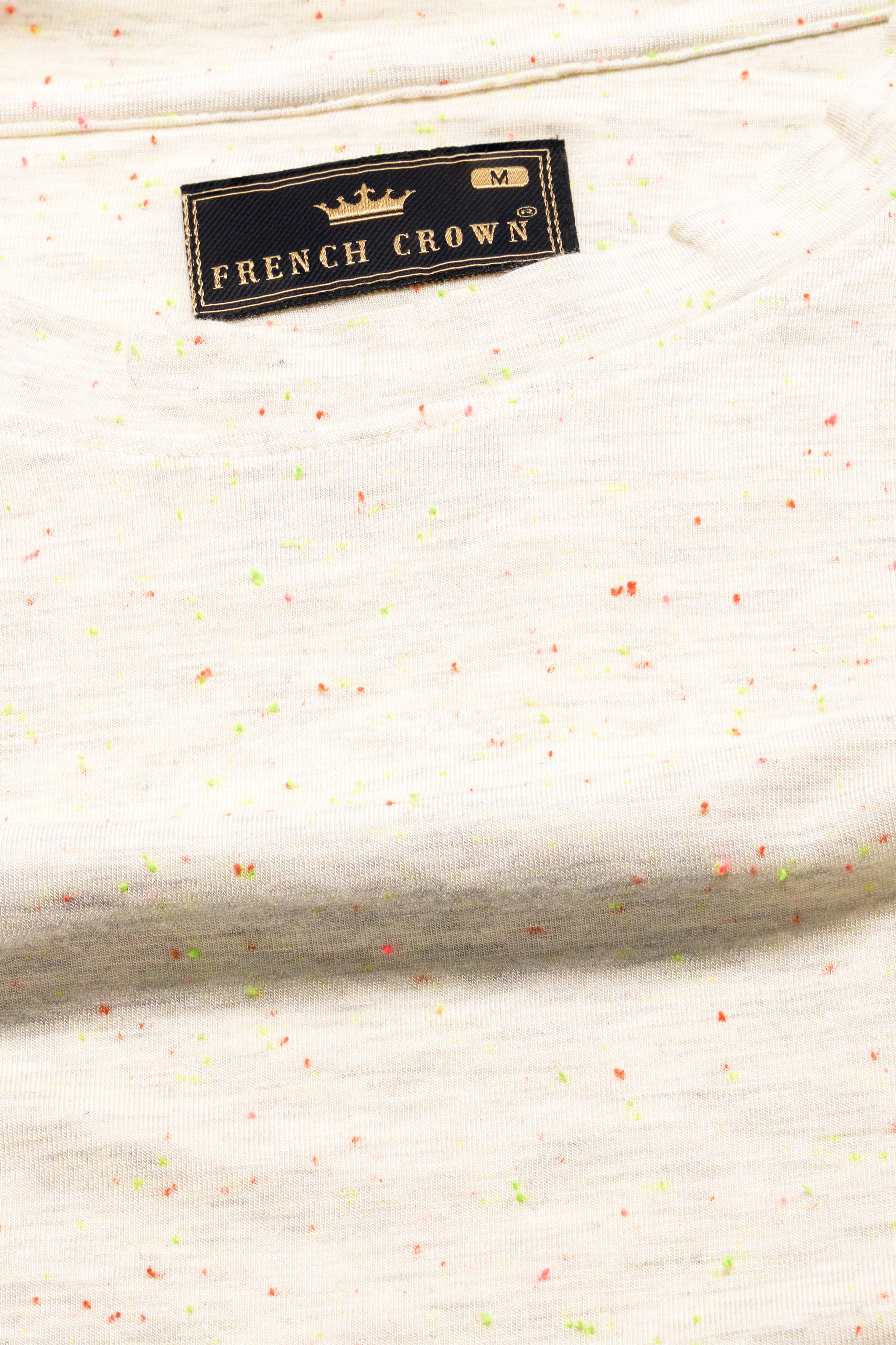 Seashell Off White Fluorescent Dobby Supreme Cotton T-Shirt TS903-S, TS903-M, TS903-L, TS903-XL, TS903-XXL