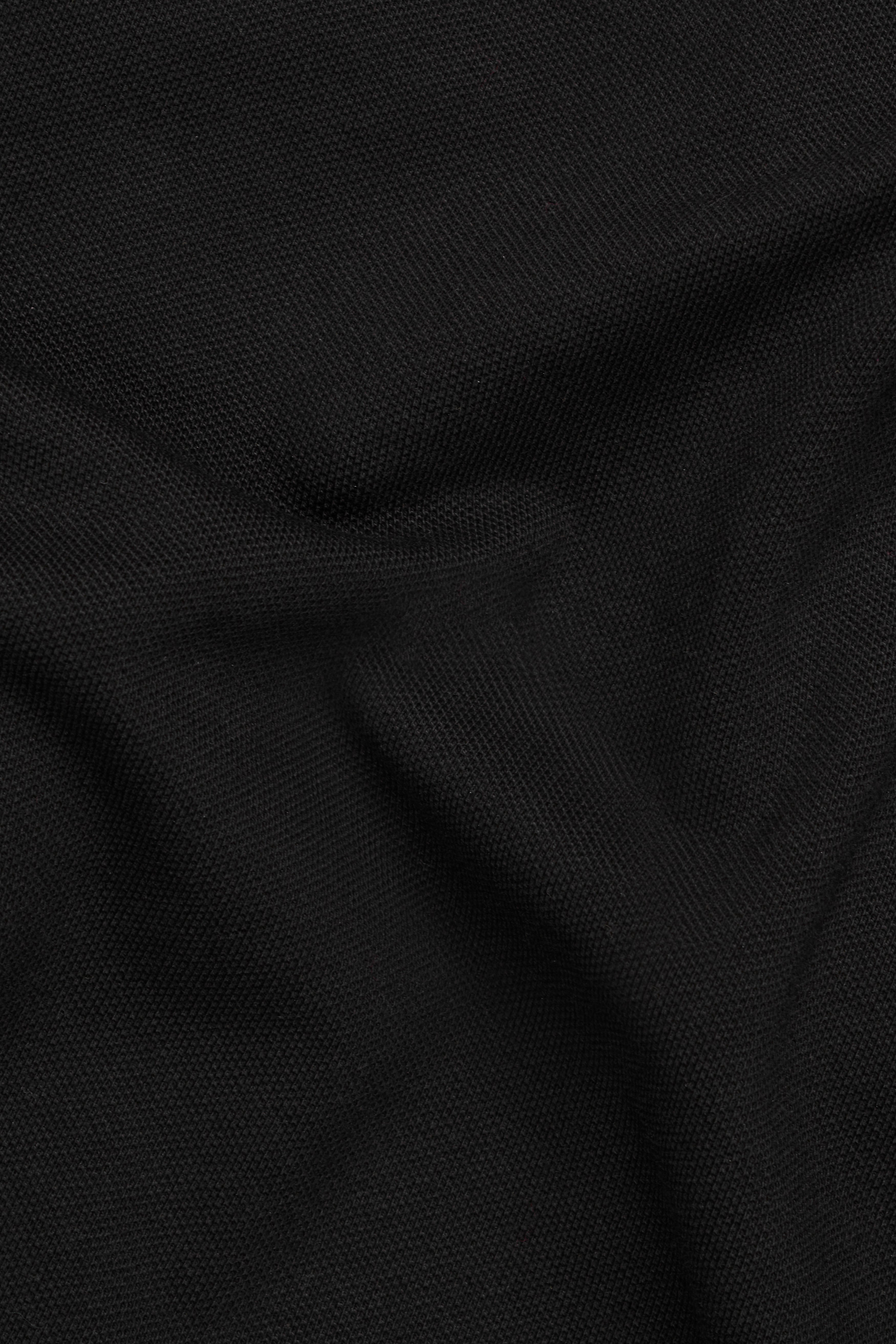 Jade Black Premium Cotton Pique Polo TS939-S, TS939-M, TS939-L, TS939-XL, TS939-XXL