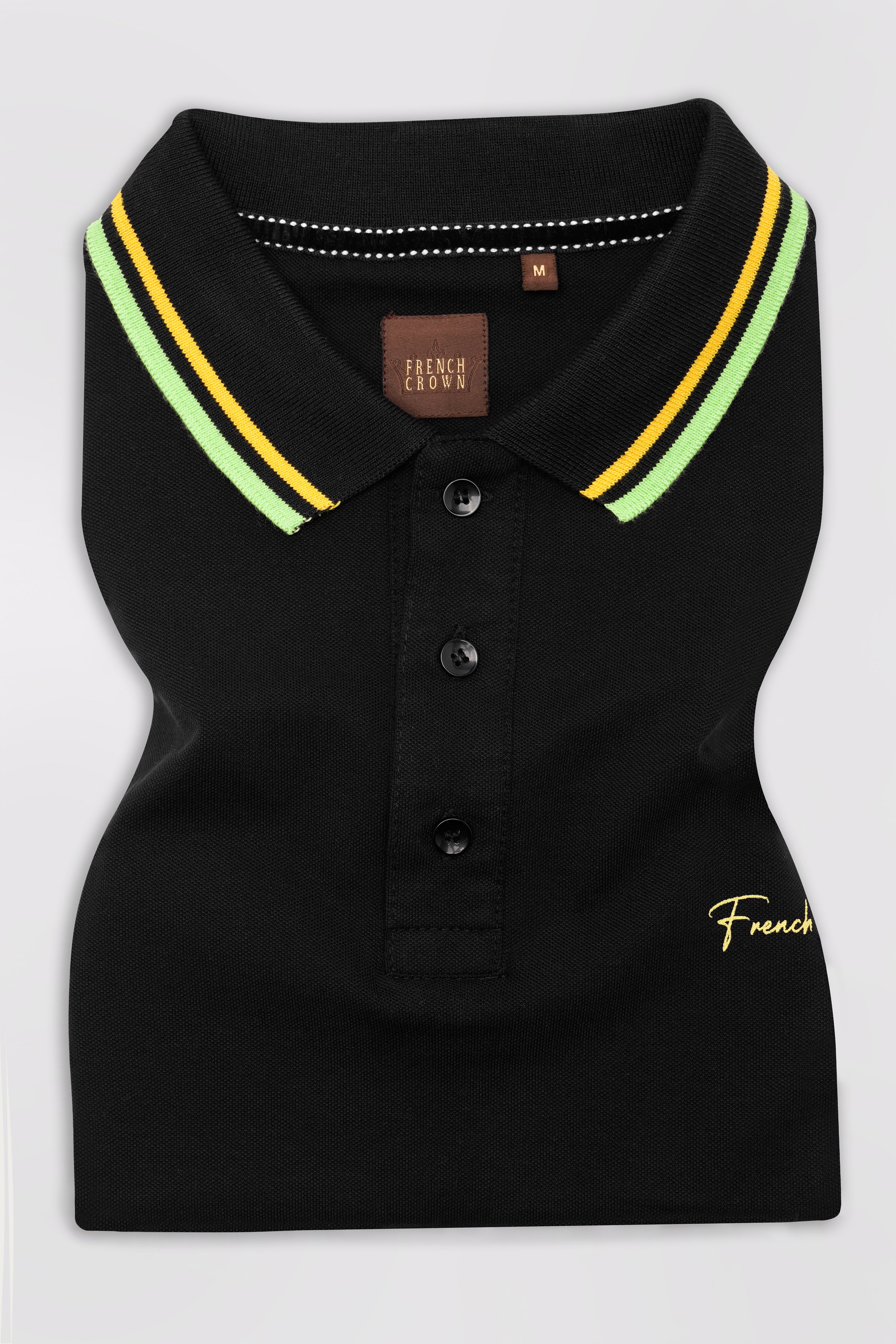 Jade Black Premium Cotton Pique Polo TS939-S, TS939-M, TS939-L, TS939-XL, TS939-XXL