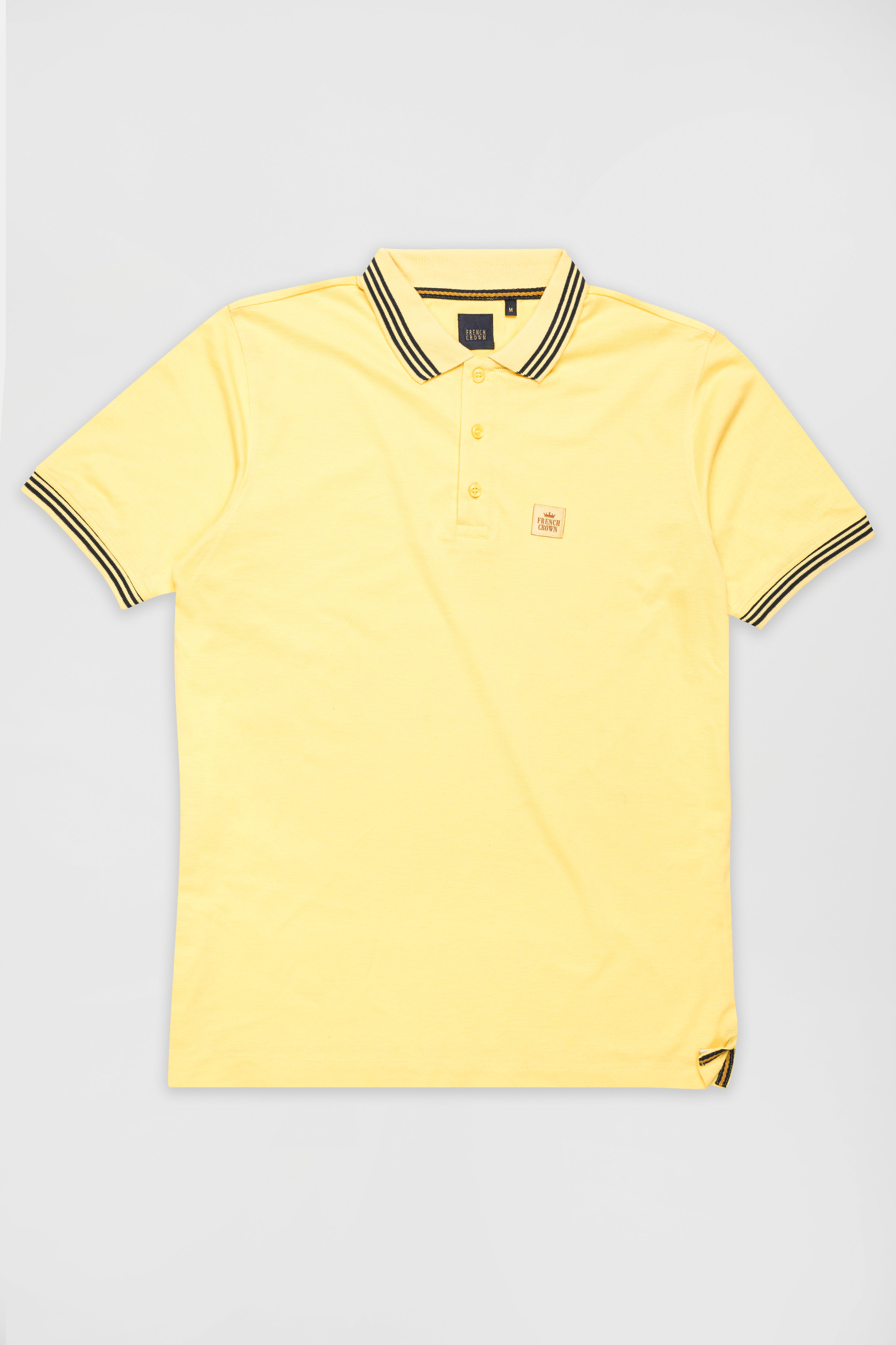 Vis Vis Yellow Premium Cotton Pique Polo TS940-S, TS940-M, TS940-L, TS940-XL, TS940-XXL