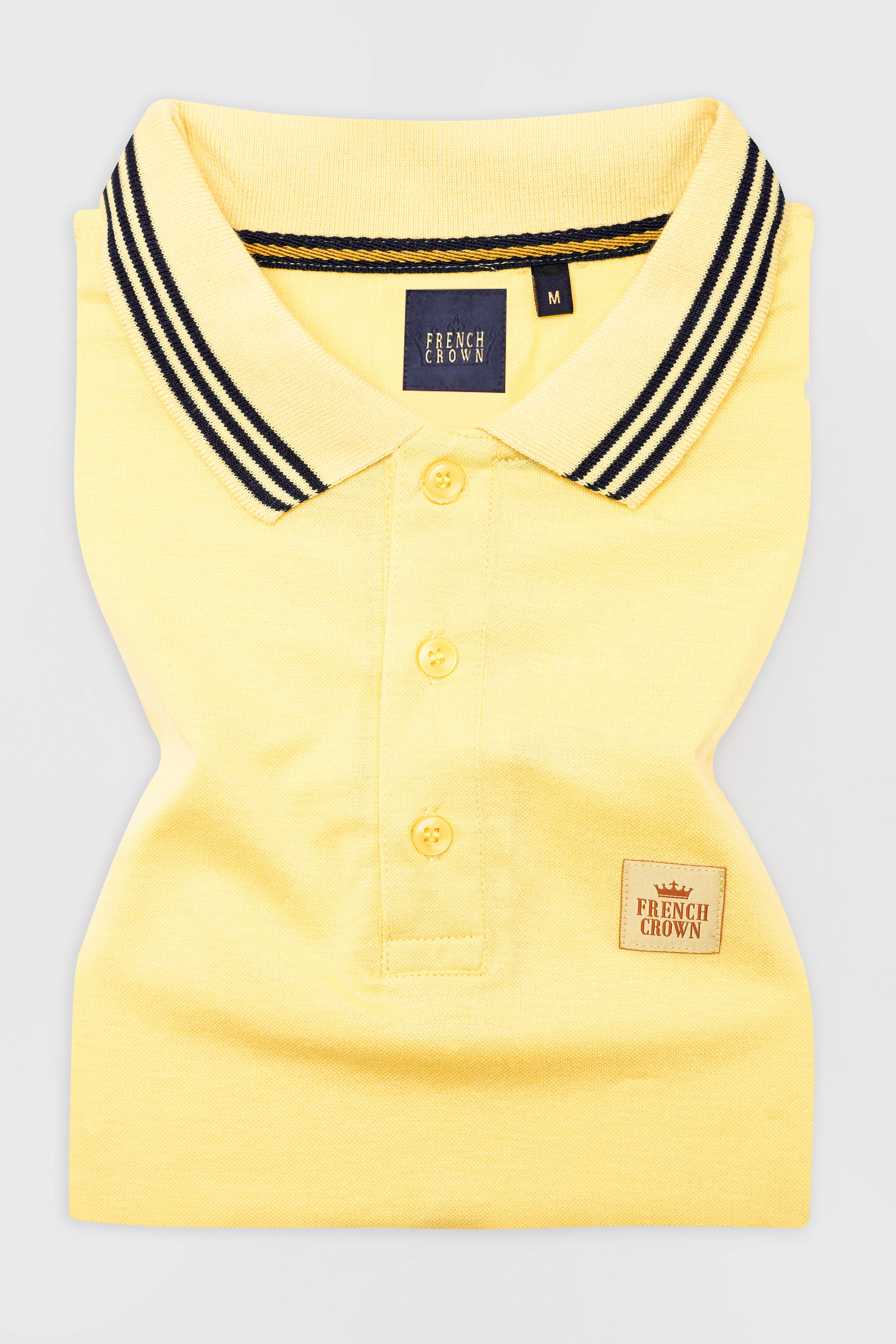 Vis Vis Yellow Premium Cotton Pique Polo TS940-S, TS940-M, TS940-L, TS940-XL, TS940-XXL