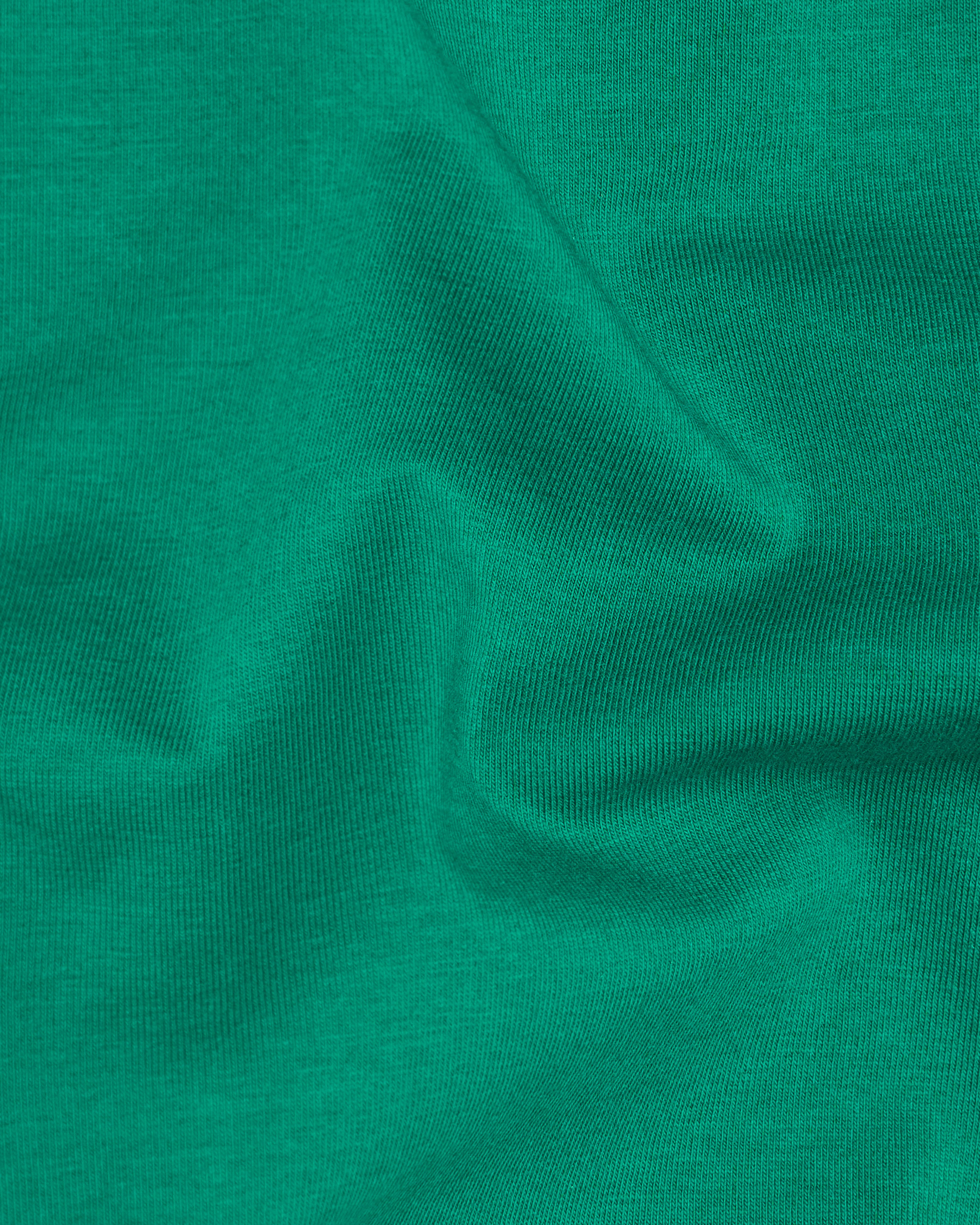 Tropical Green with Planets Hand Painted Premium Cotton T-shirt TS005-W010-S, TS005-W010-M, TS005-W010-L, TS005-W010-XL, TS005-W010-XXL