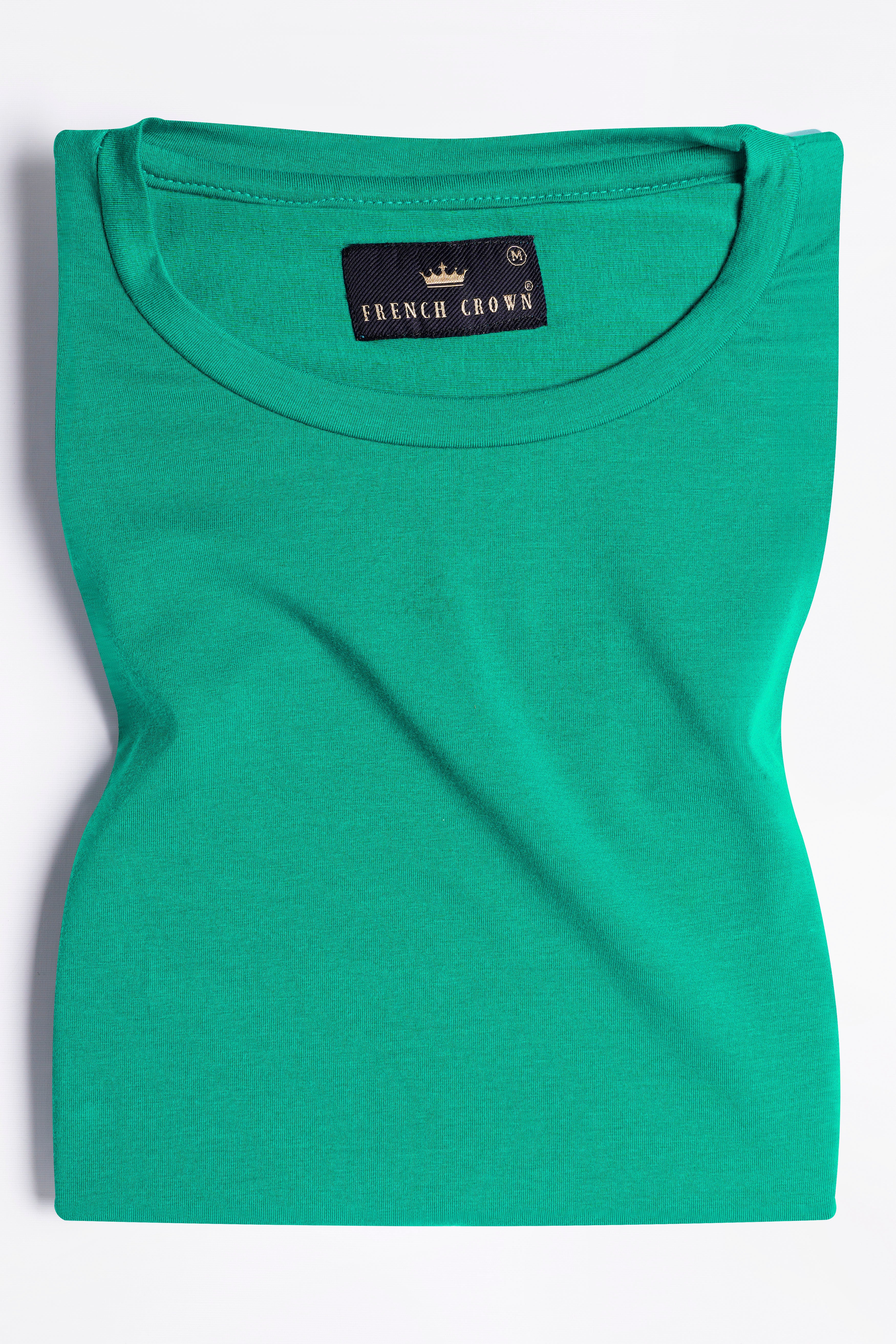 Gossamer Green Hand Painted Premium Cotton T-shirt TS005-W016-ART-S, TS005-W016-ART-M, TS005-W016-ART-L, TS005-W016-ART-XL, TS005-W016-ART-XXL