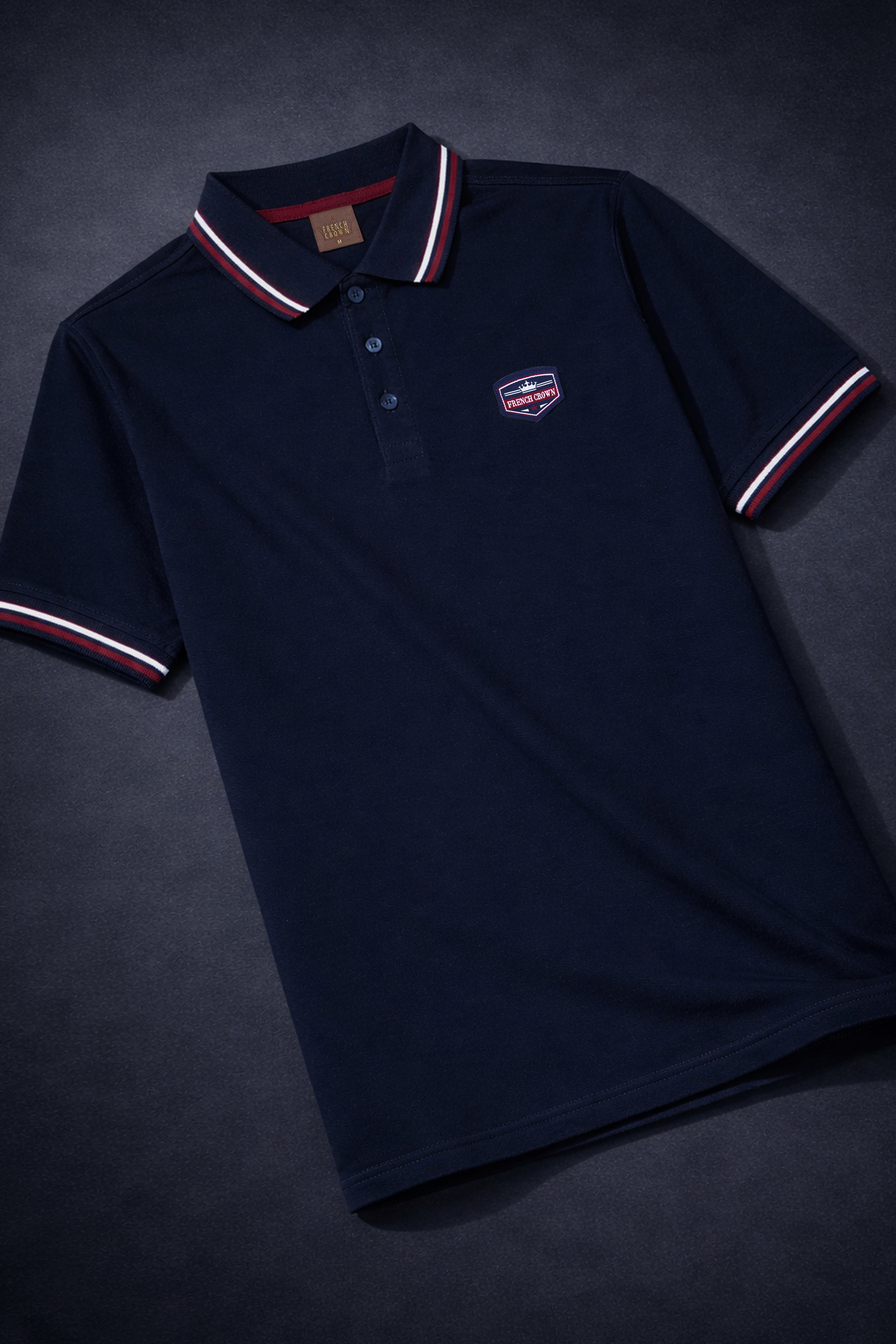 Nivoro-Jaguar Blue Premium Cotton Pique Polo