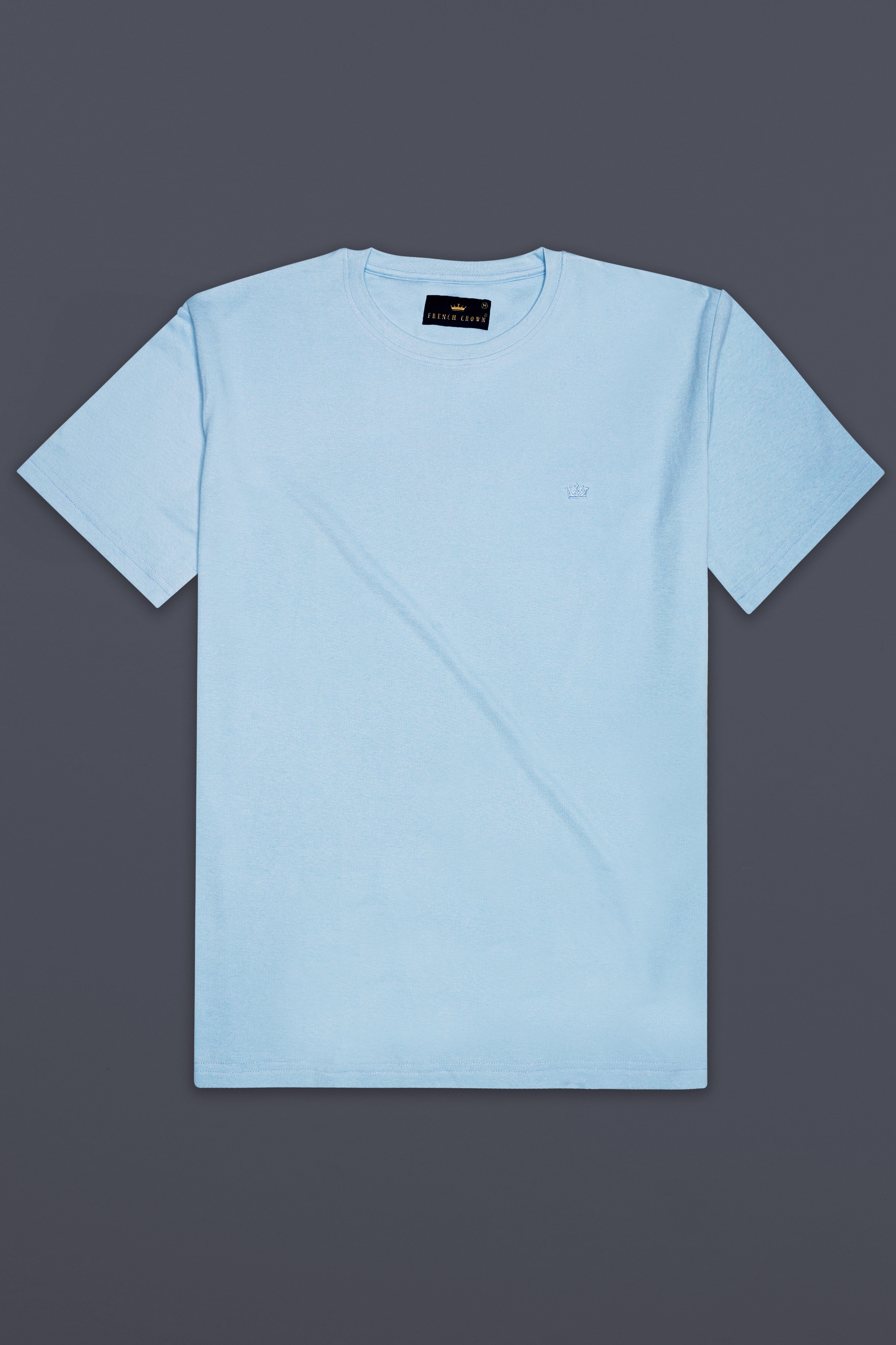 Skyvyn-Spindle Blue Premium Cotton T-Shirt