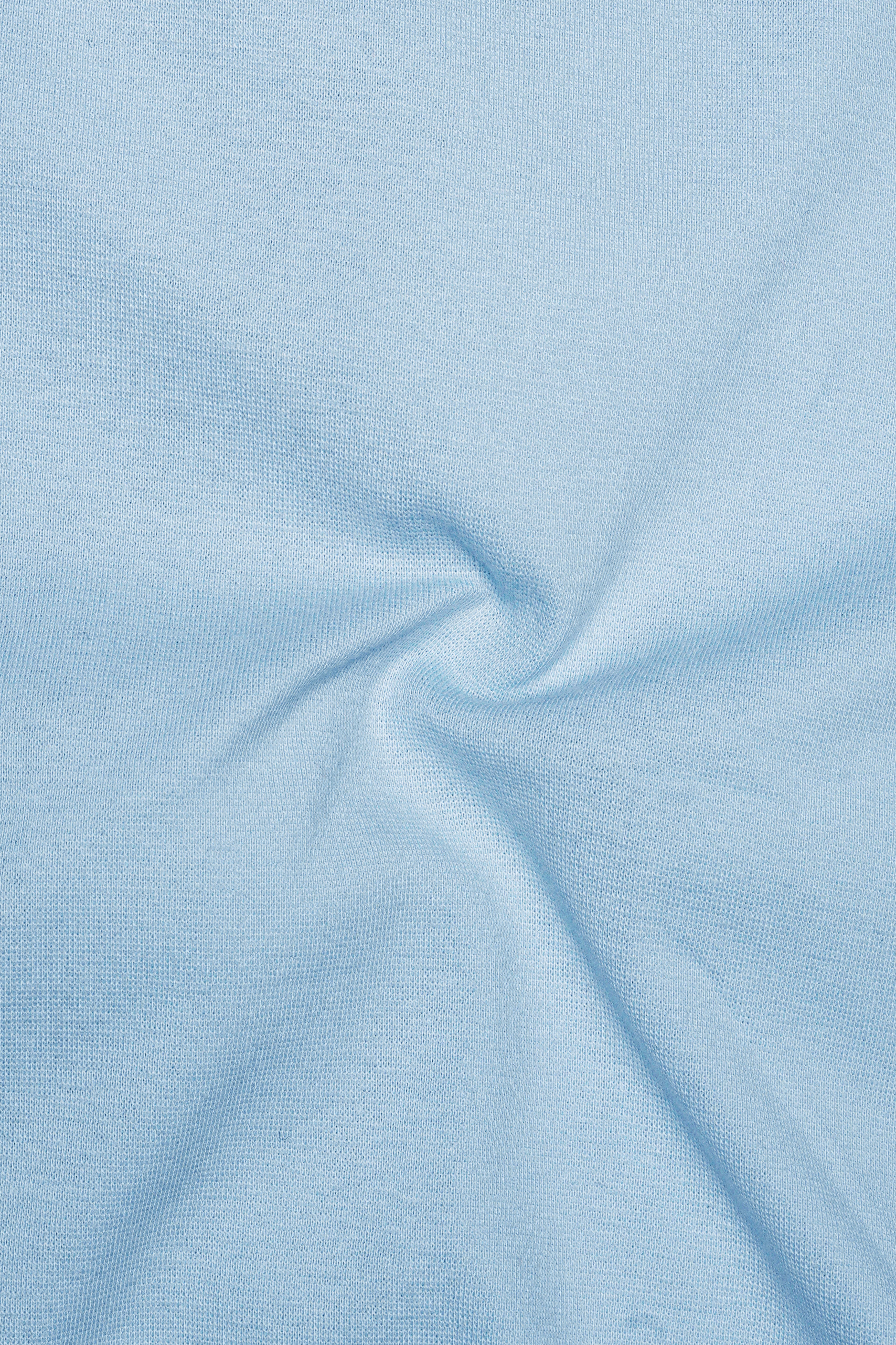 Skyvyn-Spindle Blue Premium Cotton T-Shirt