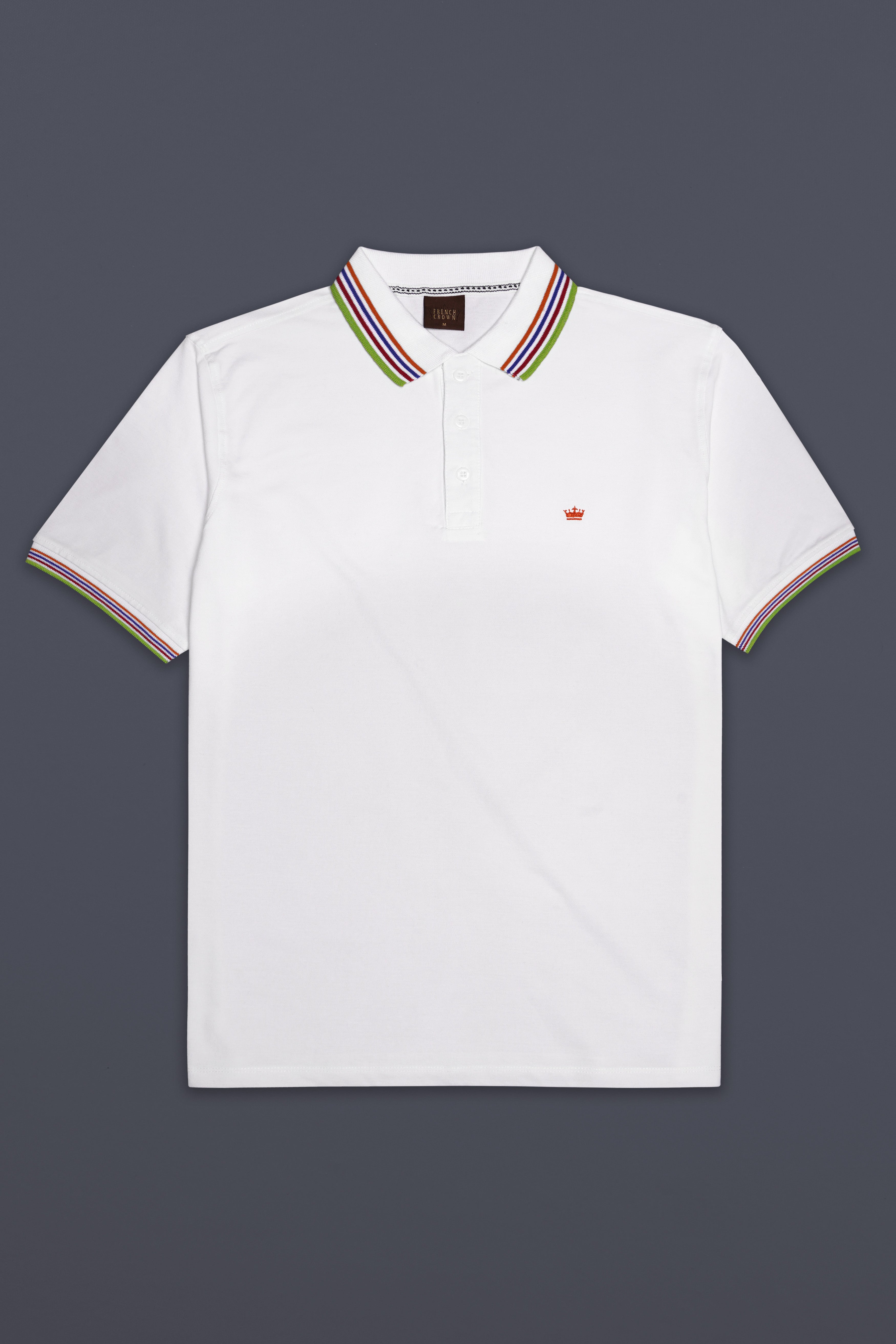 Alvoro-Bright White Super Soft Premium Cotton Pique Polo
