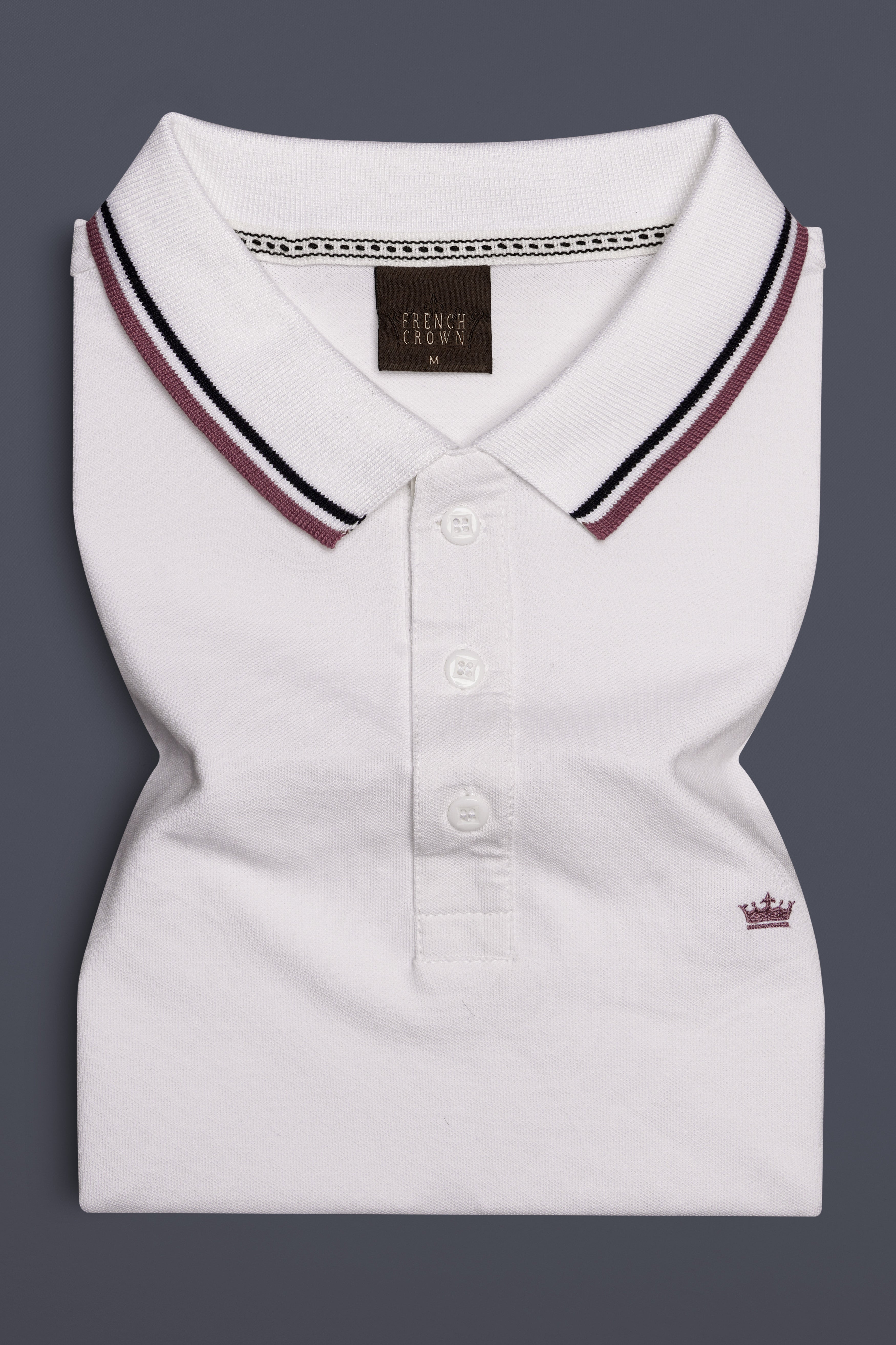 Candoro-Bright White Super Soft Premium Cotton Pique Polo