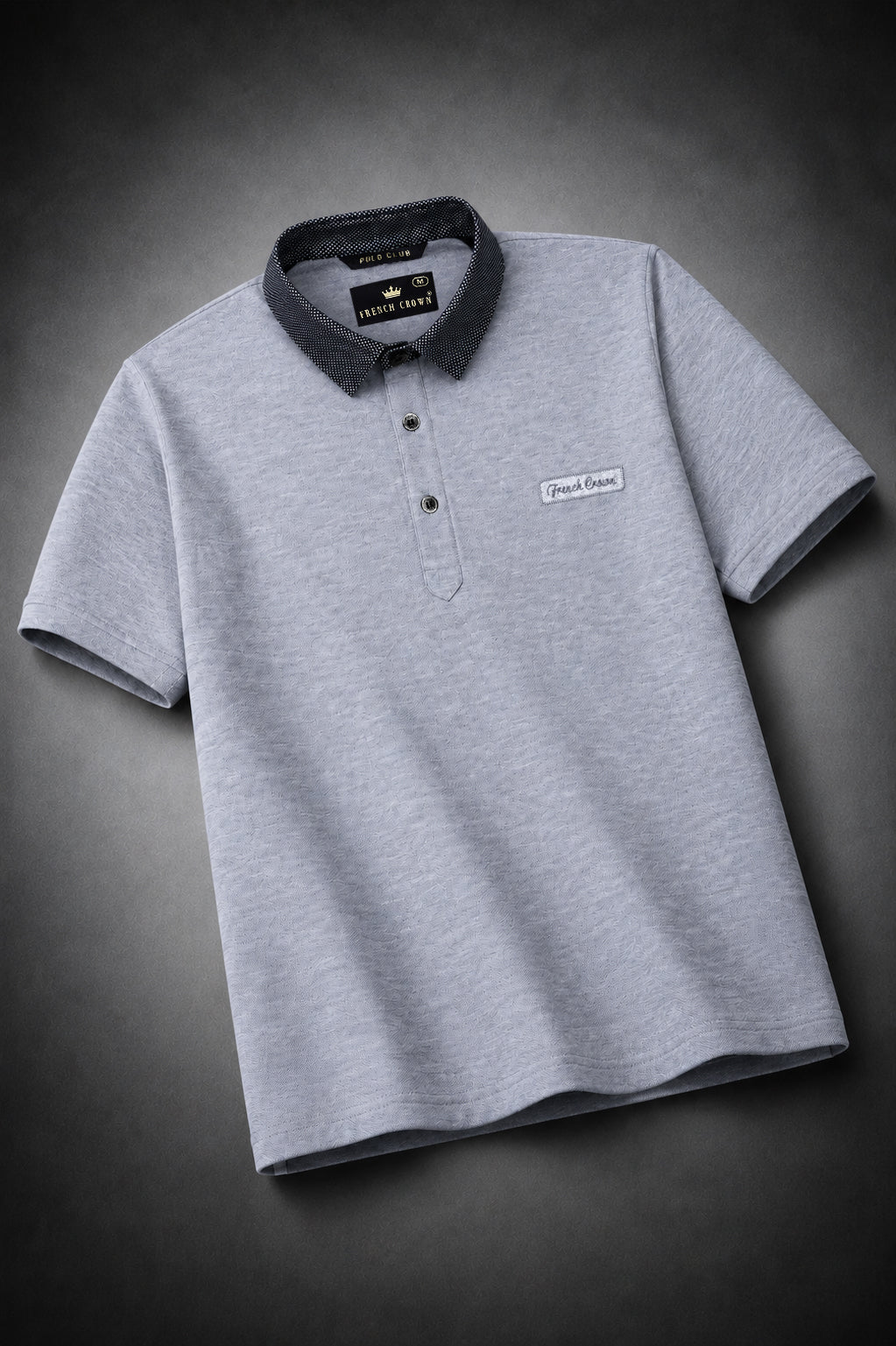 Casper Gray Premium Cotton Pique Polo