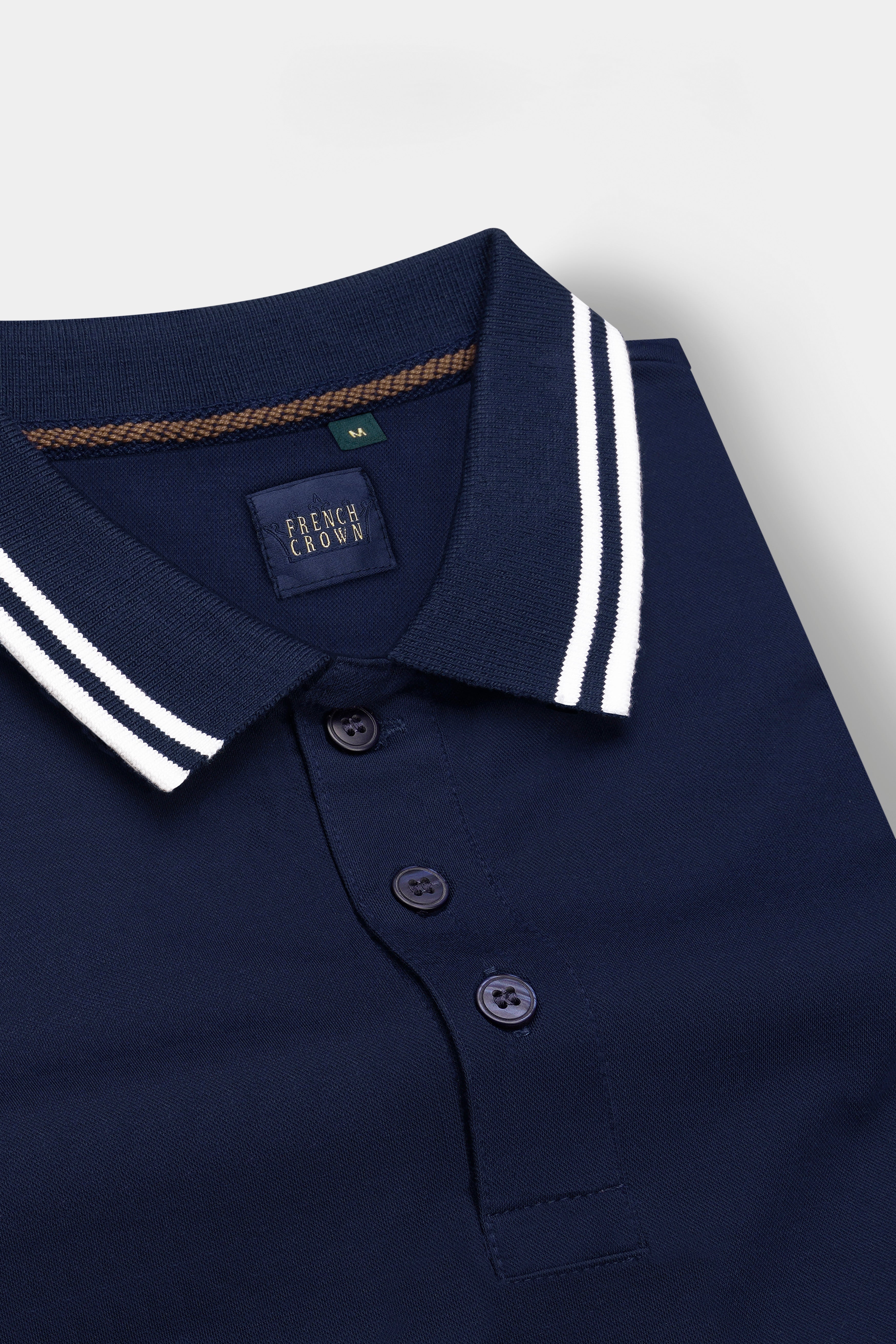 Mirage Blue Premium Cotton Pique Polo