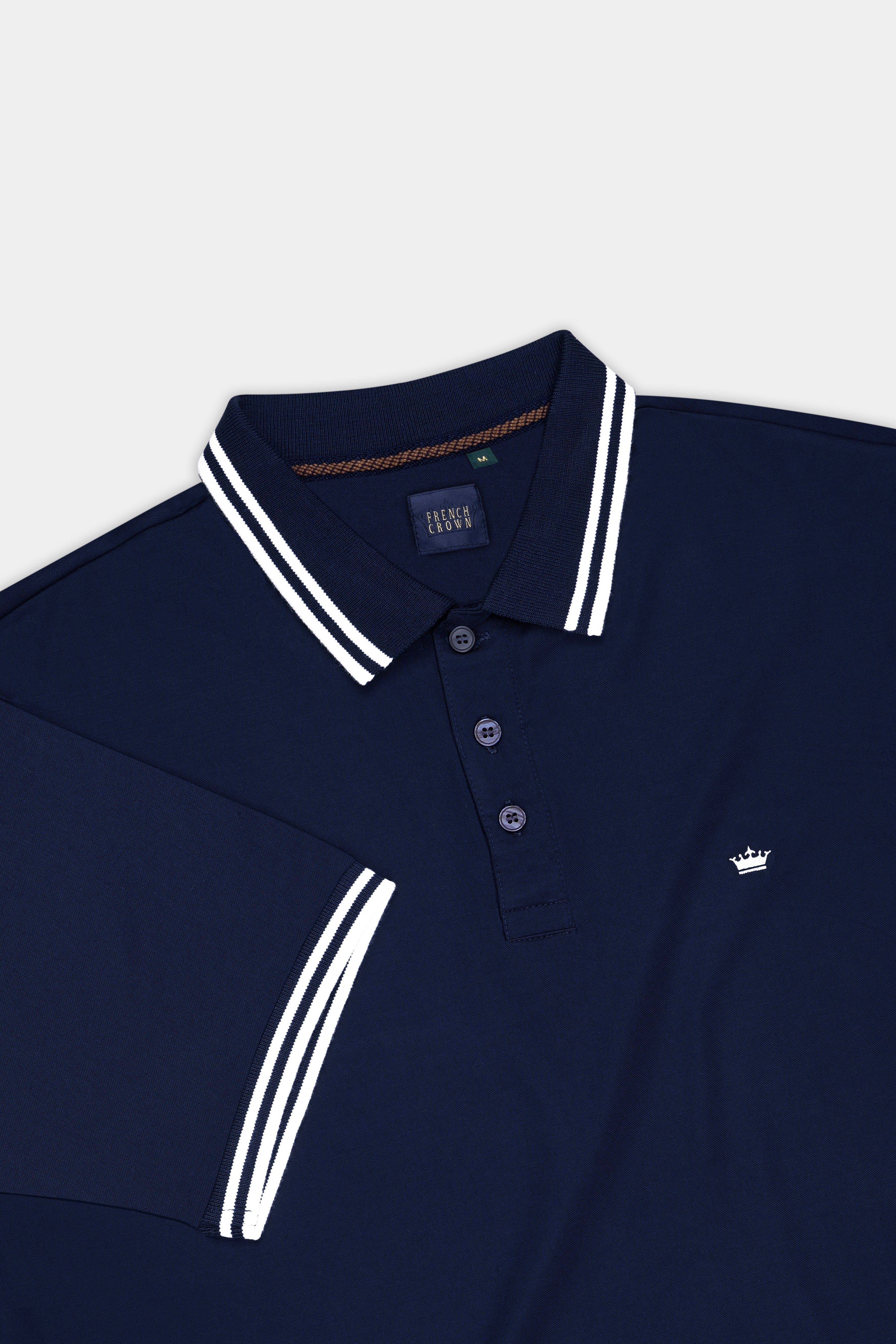 Mirage Blue Premium Cotton Pique Polo