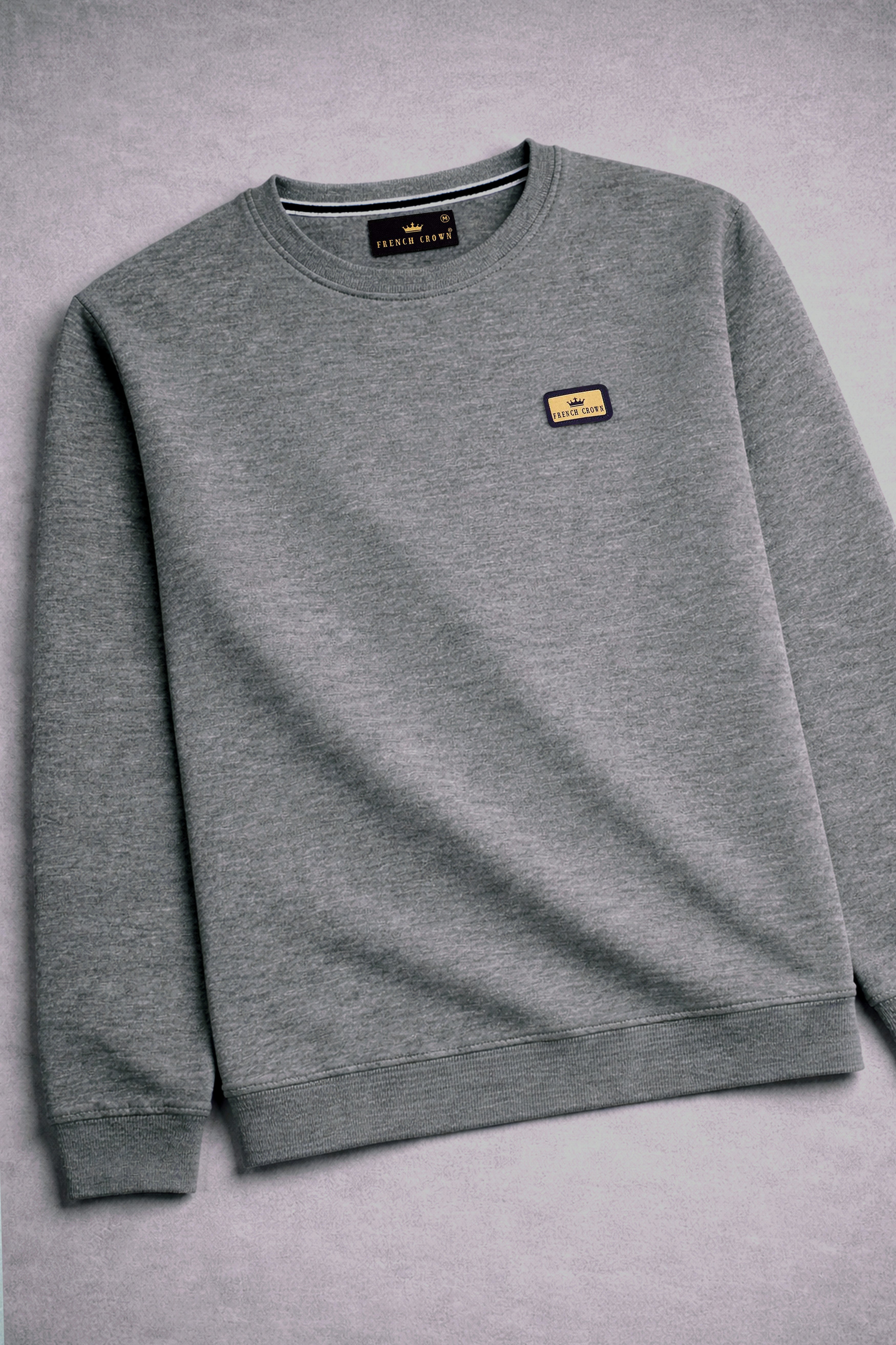 Trout Grey Full Sleeve Super Soft Premium Cotton Sweatshirt