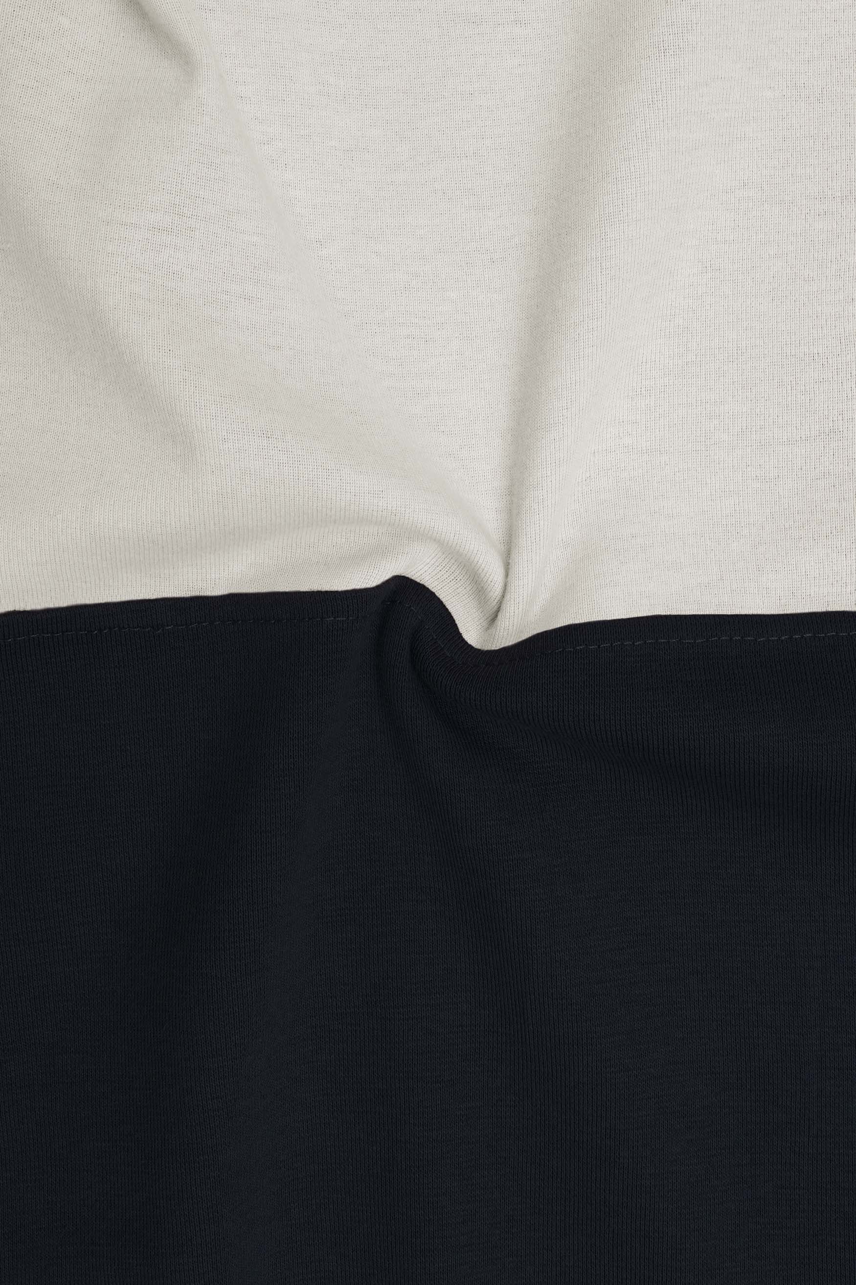 Jade Black and Wheatfield Full Sleeve Premium Cotton Jersey Sweatshirt
