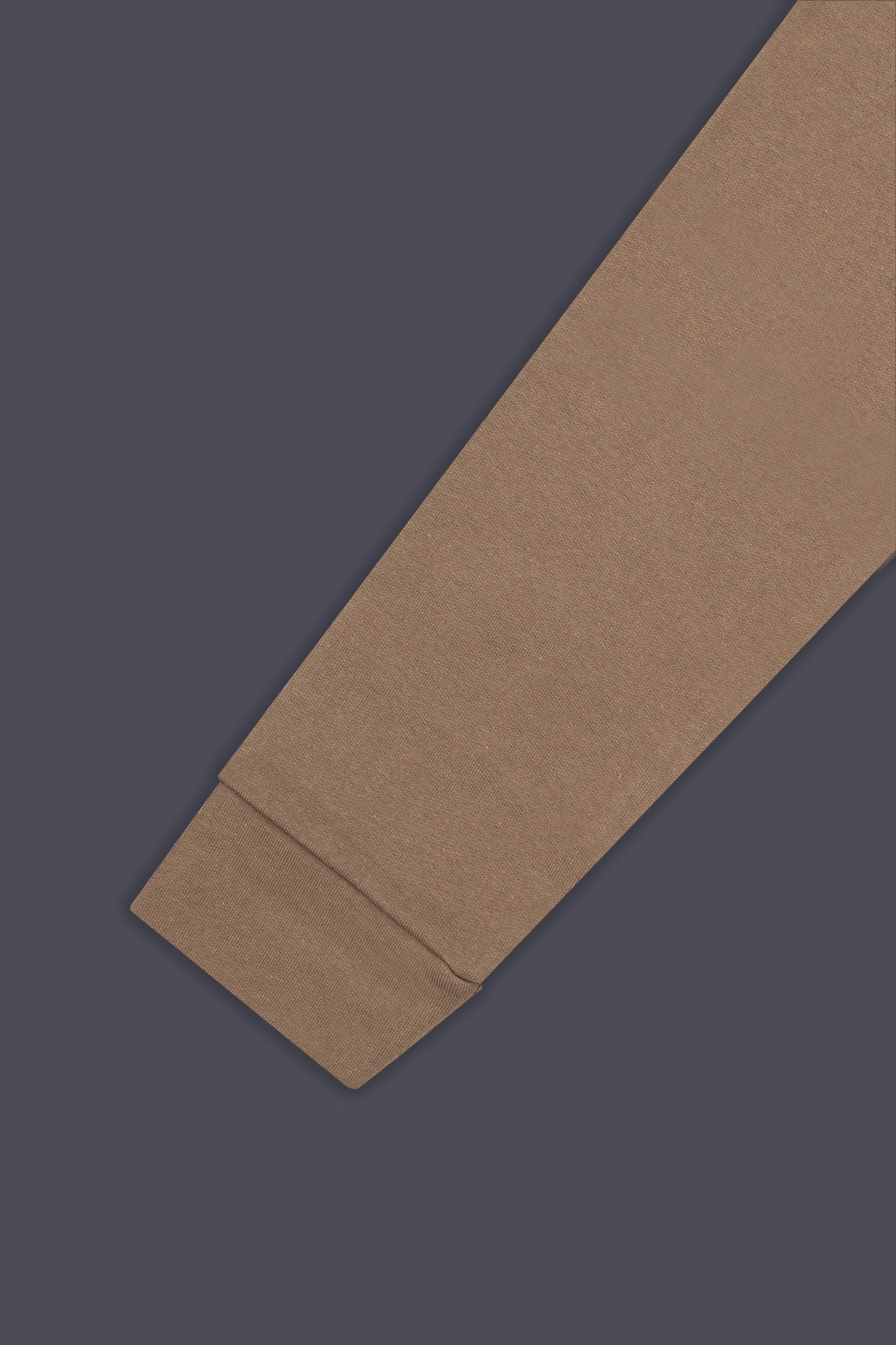 Brown With Cream Full Sleeve Premium Cotton Heavyweight Sweatshirt