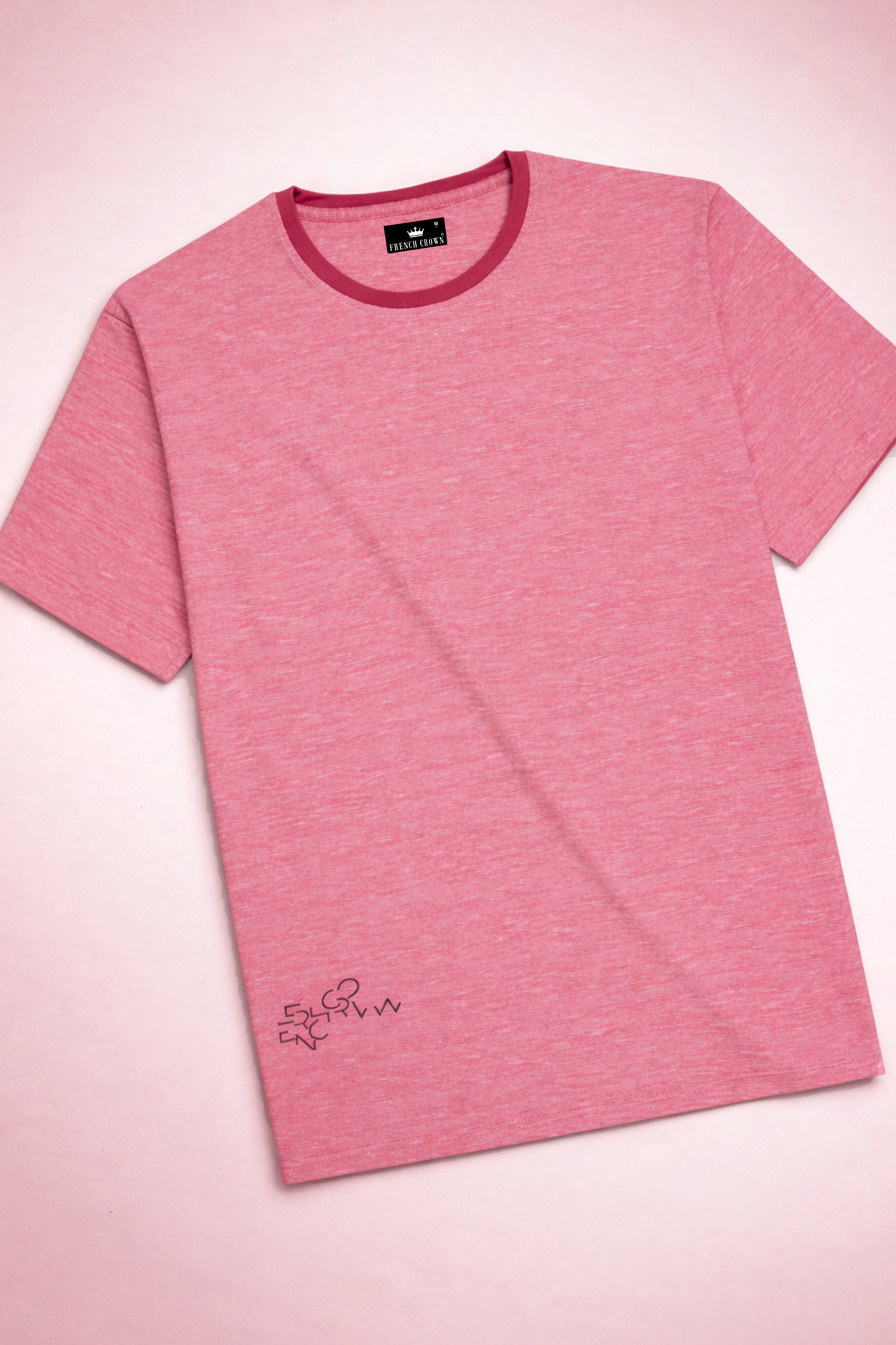 Sherbet Pink Premium Cotton T-Shirt