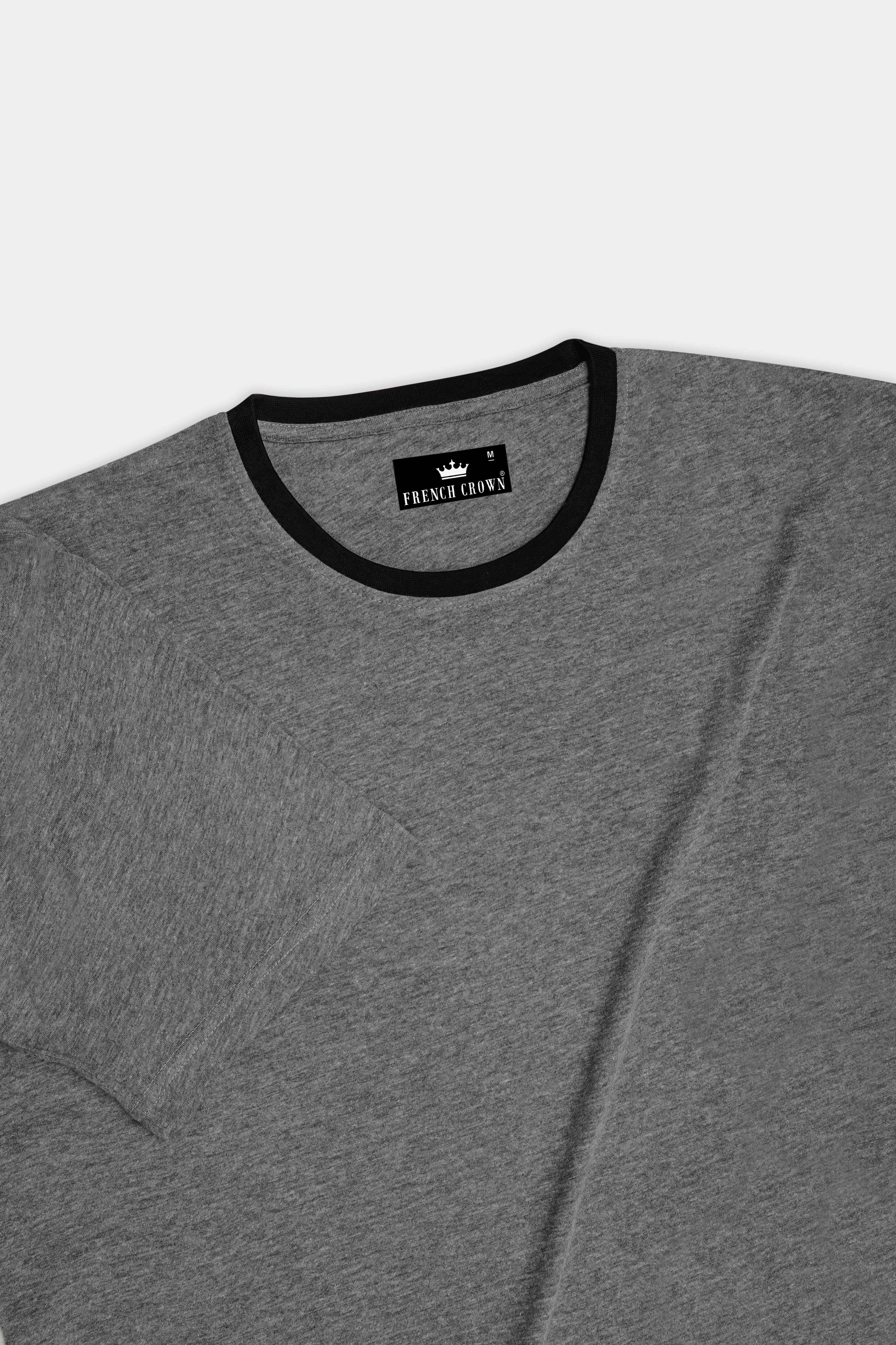 Taupe Gray Premium Cotton Organic T-shirt