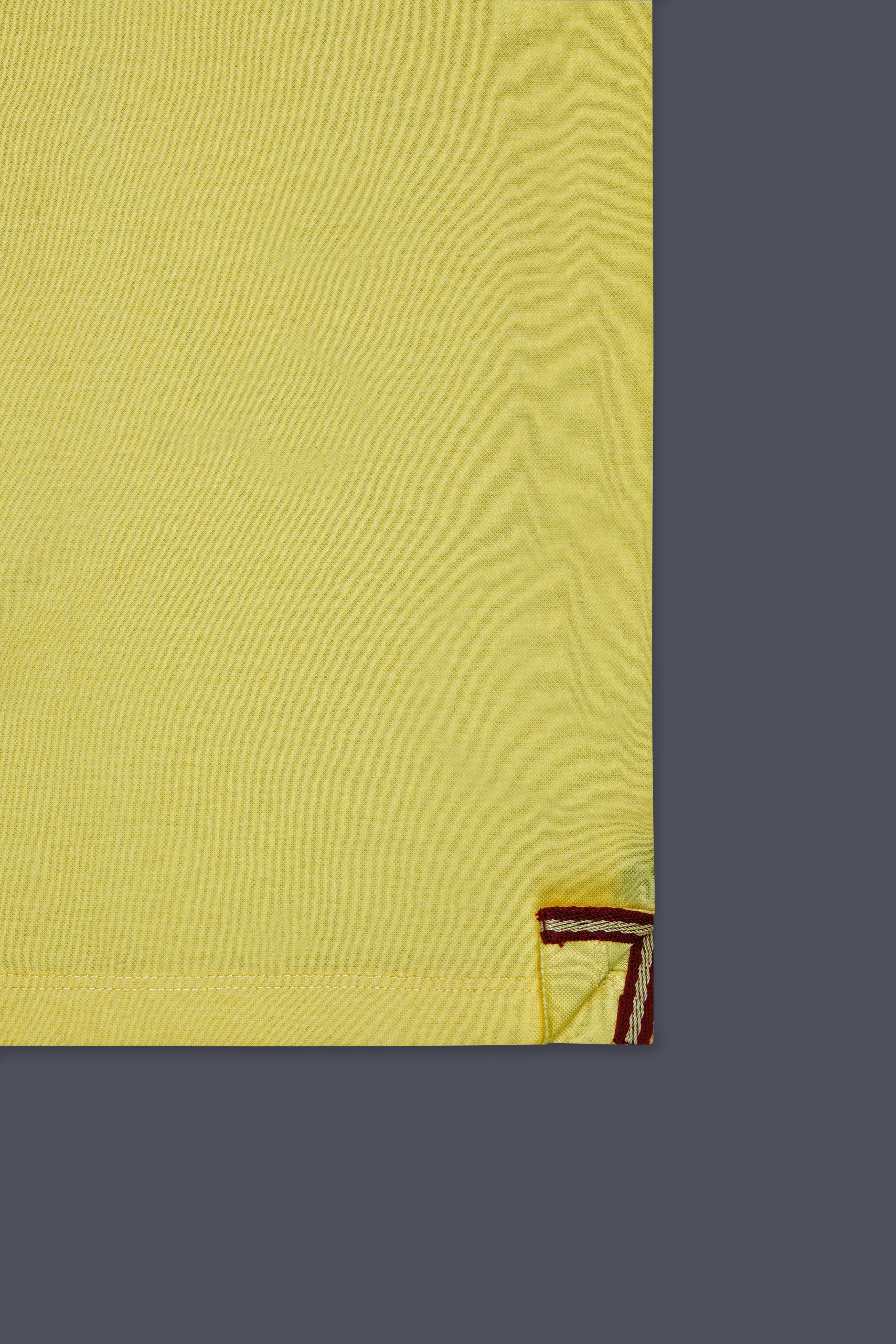 Kournikova Yellow Organic Cotton Mercerised Pique Polo