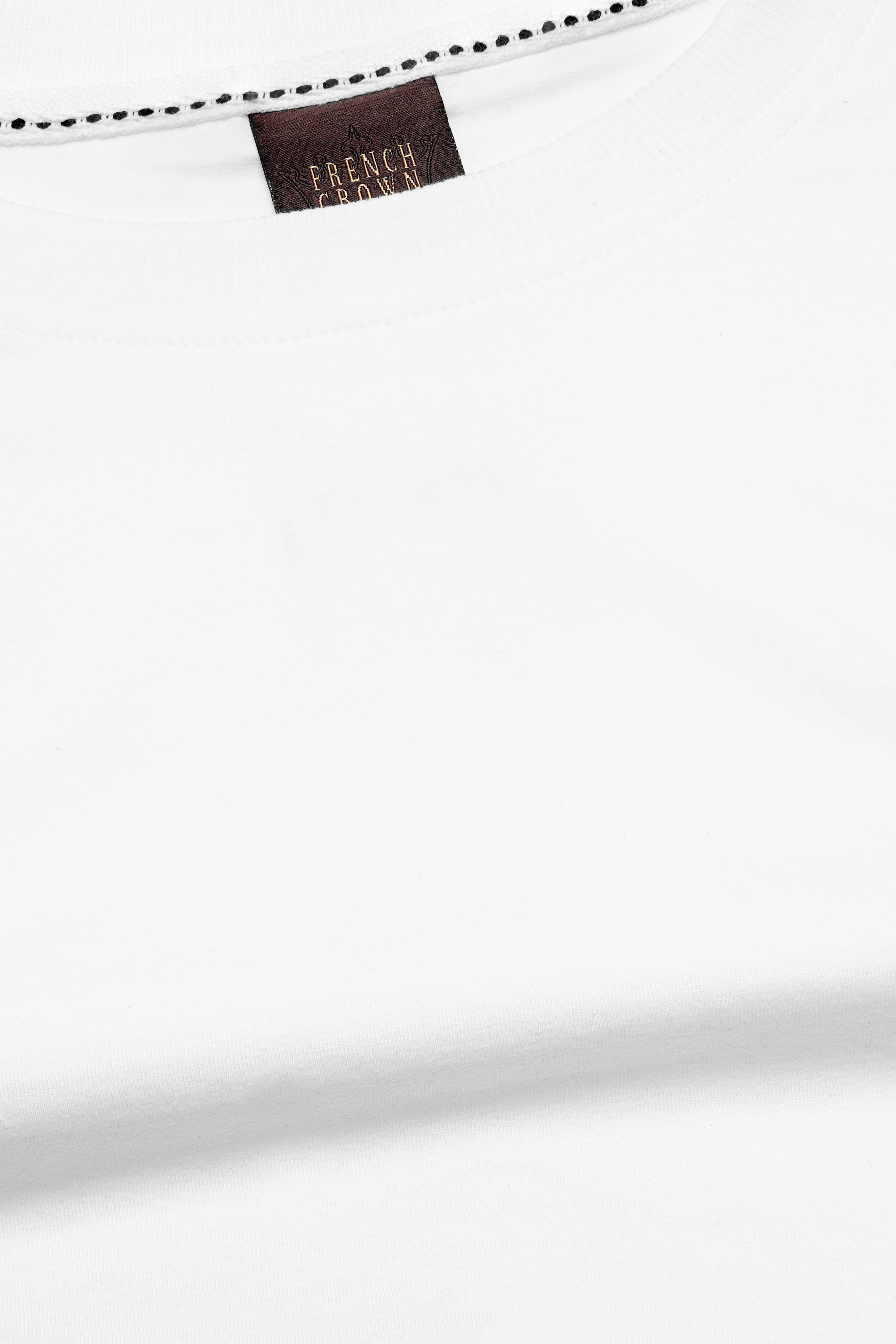 Bright White Premium Cotton T-Shirt