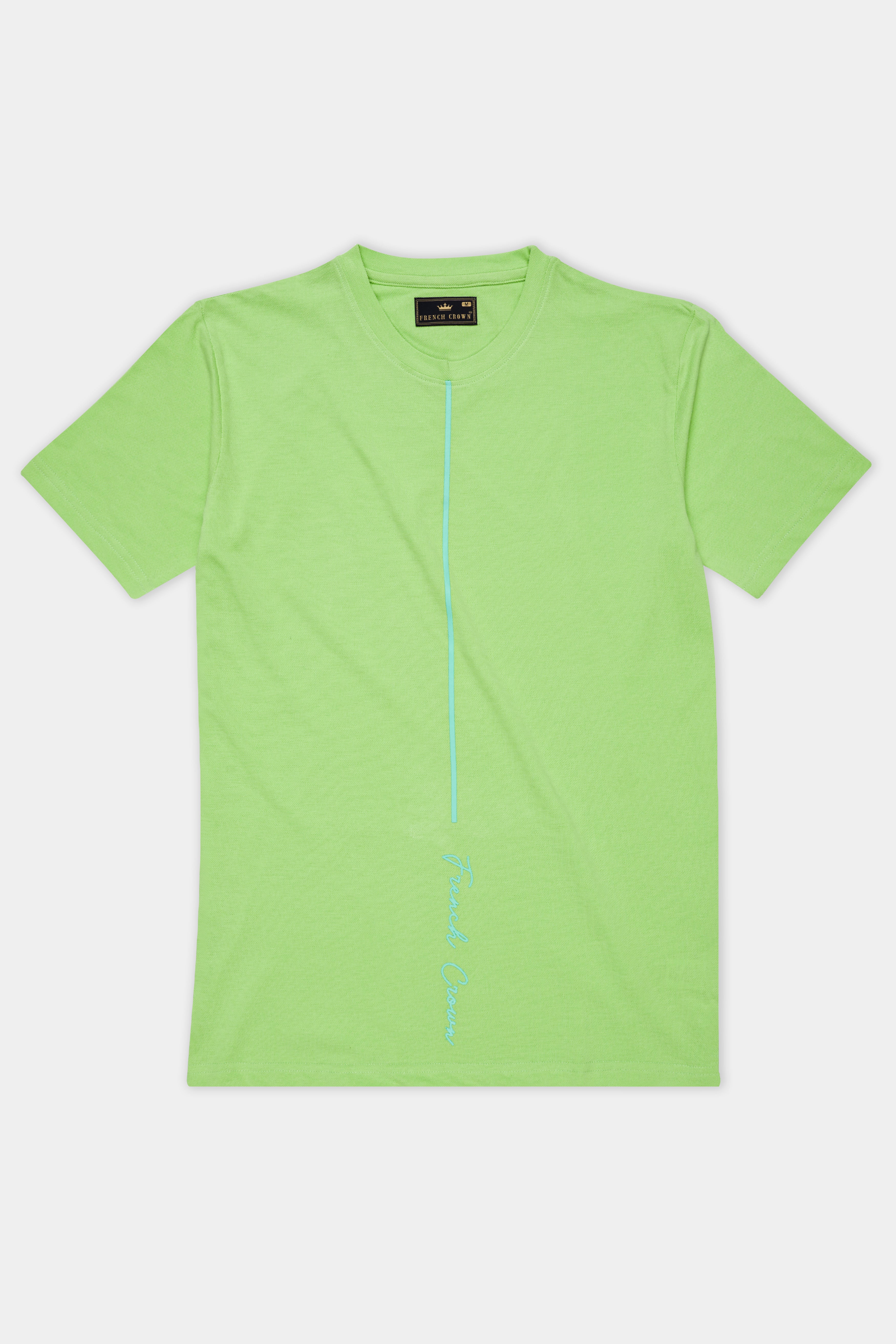 Pistachio Green Premium Cotton Pique T-shirt TS947-S, TS947-M, TS947-L, TS947-XL, TS947-XXL
