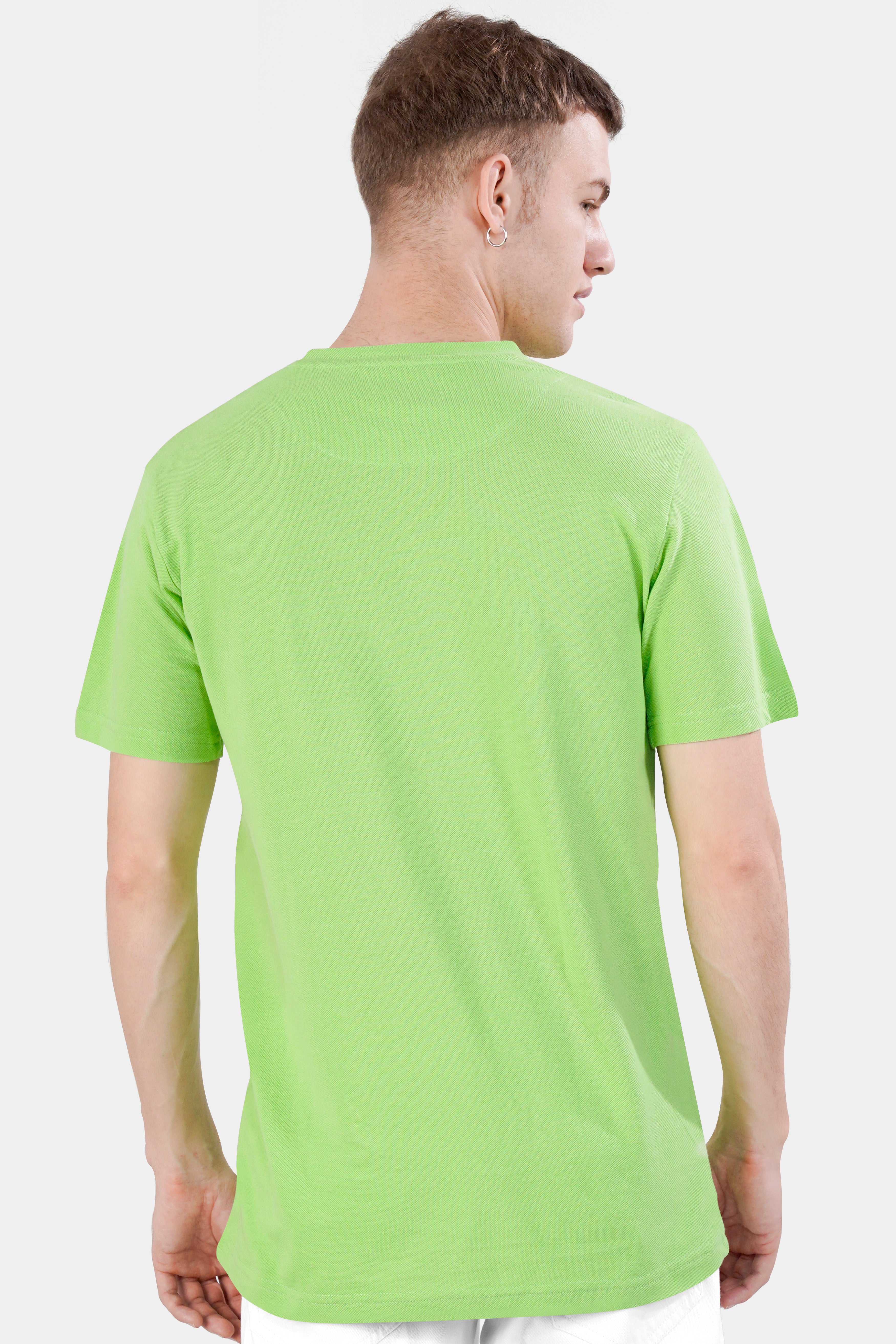 Pistachio Green Premium Cotton Pique T-shirt TS947-S, TS947-M, TS947-L, TS947-XL, TS947-XXL