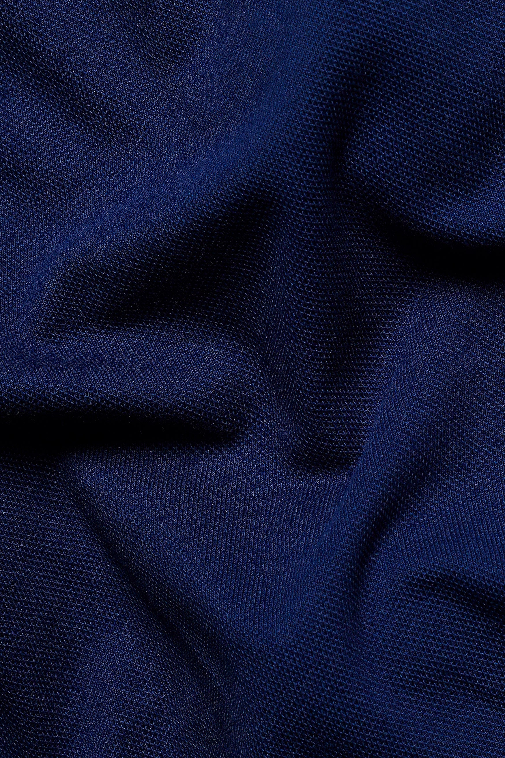 Bunting Blue Premium Cotton Pique Polo