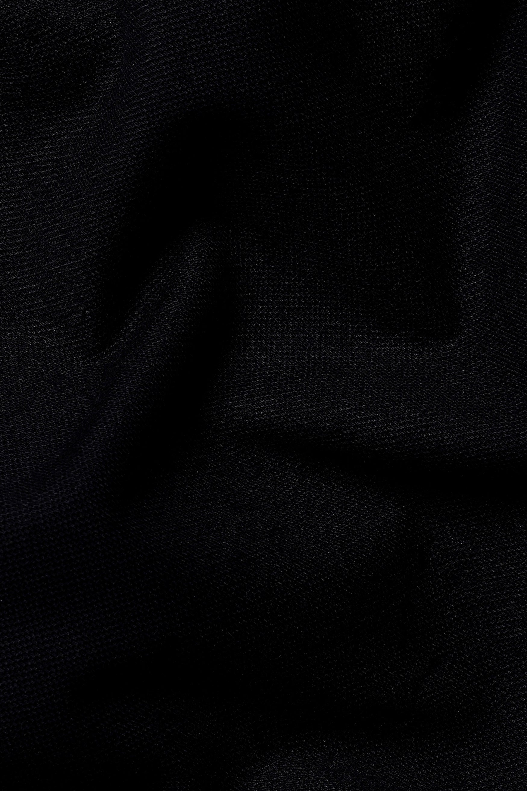 Jade Black Premium Cotton Pique Polo TS980-S, TS980-M, TS980-L, TS980-XL, TS980-XXL