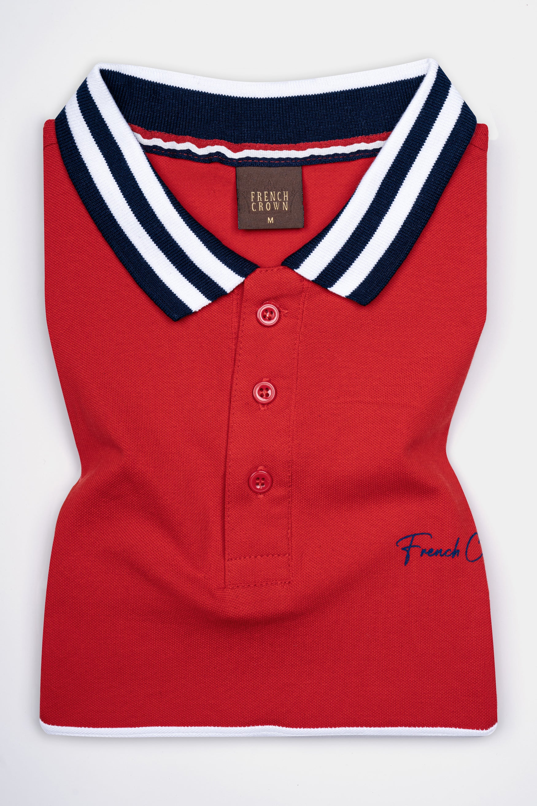 Tamarillo Red And Ebony Blue Premium Cotton Mercerised Pique Polo TS987-S, TS987-M, TS987-L, TS987-XL, TS987-XXL