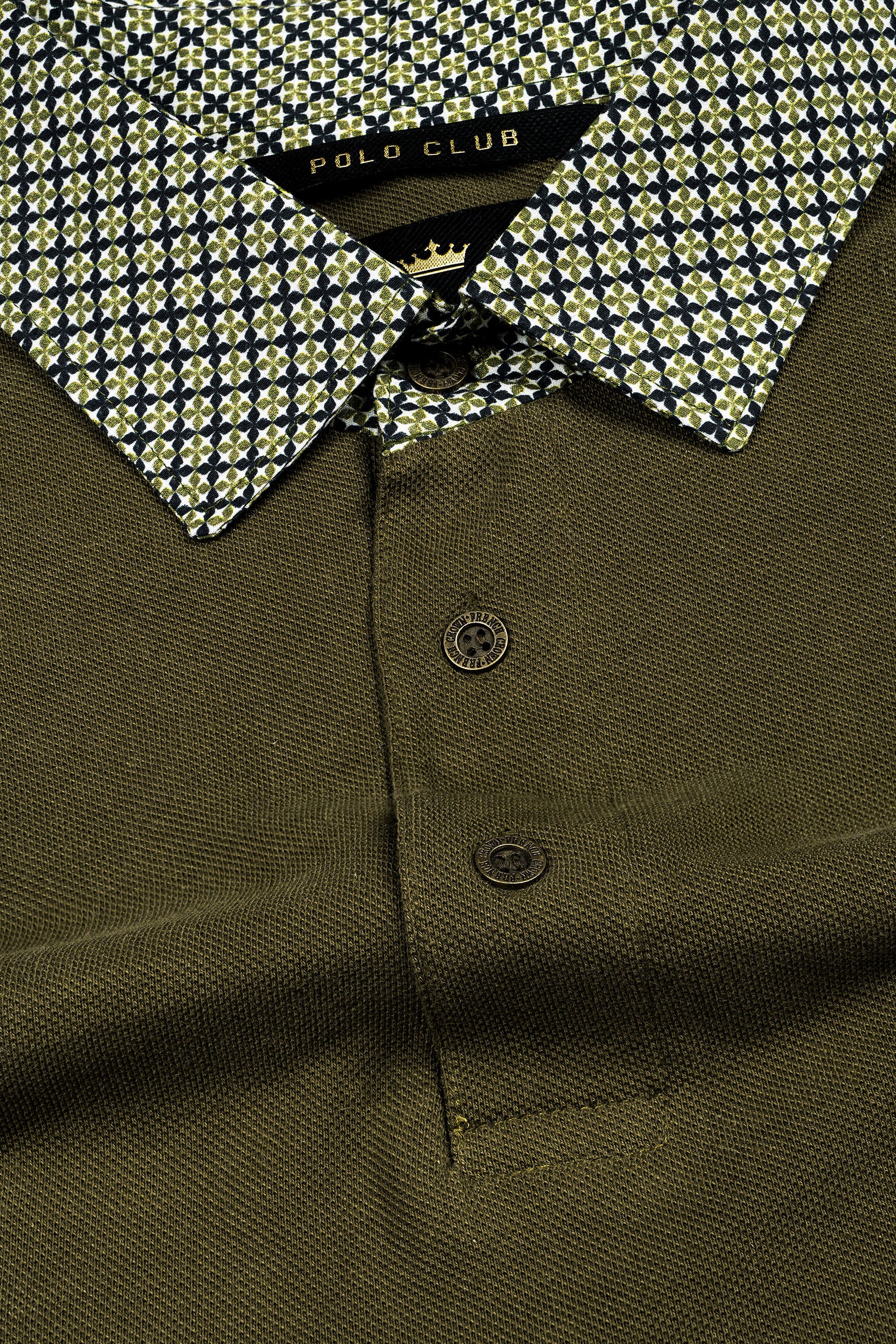 Bronetone Green Premium Cotton Pique Polo TS988-S, TS988-M, TS988-L, TS988-XL, TS988-XXL