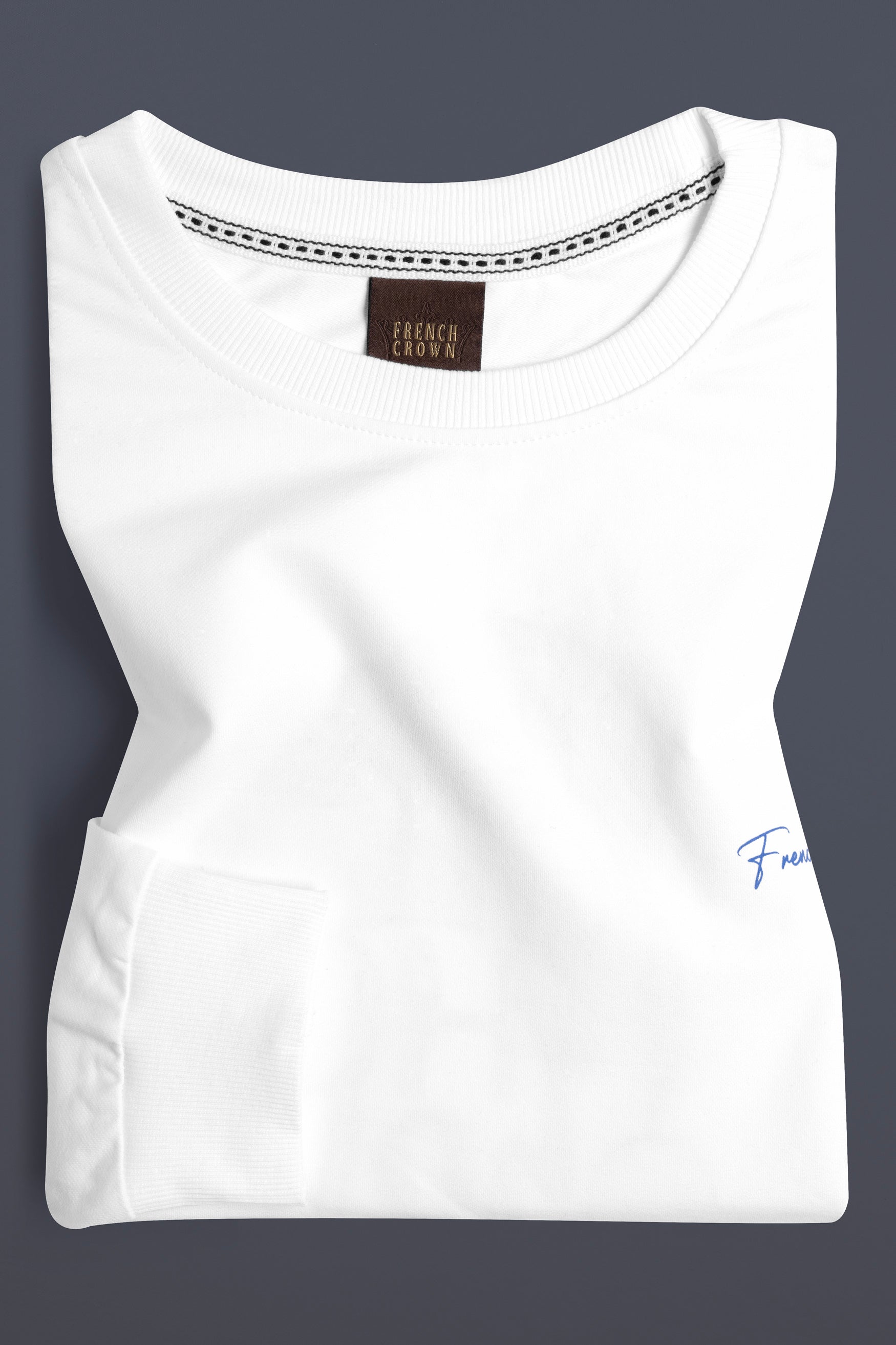 Bright White Premium Cotton Sweatshirt TS994-S, TS994-M, TS994-L, TS994-XL, TS994-XXL