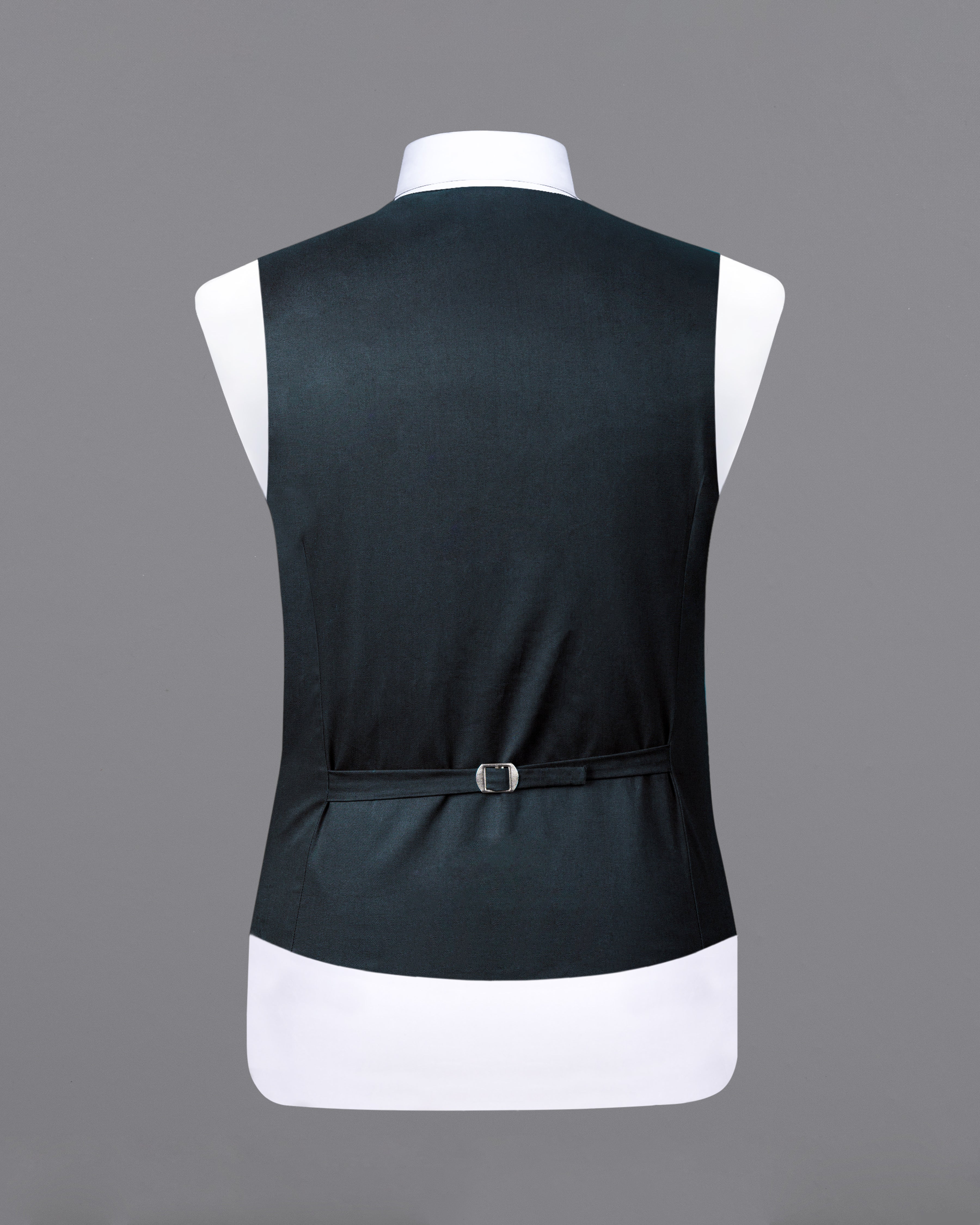Timber Sea Blue Solid Premium Cotton Waistcoat V2637-36, V2637-38, V2637-40, V2637-42, V2637-44, V2637-46, V2637-48, V2637-50, V2637-52, V2637-54, V2637-56, V2637-58, V2637-60