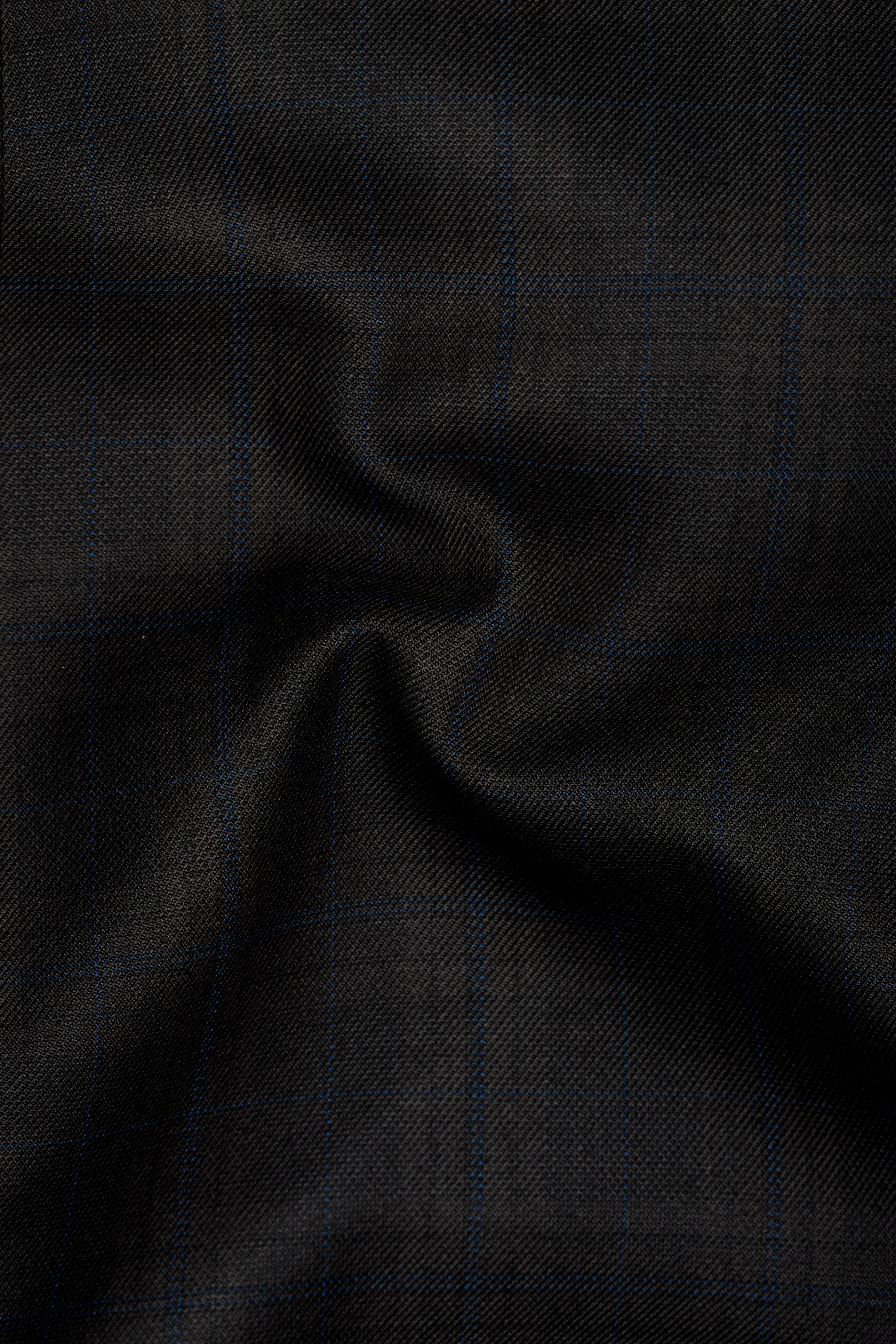 Thunder brown Plaid Wool Rich Waistcoat