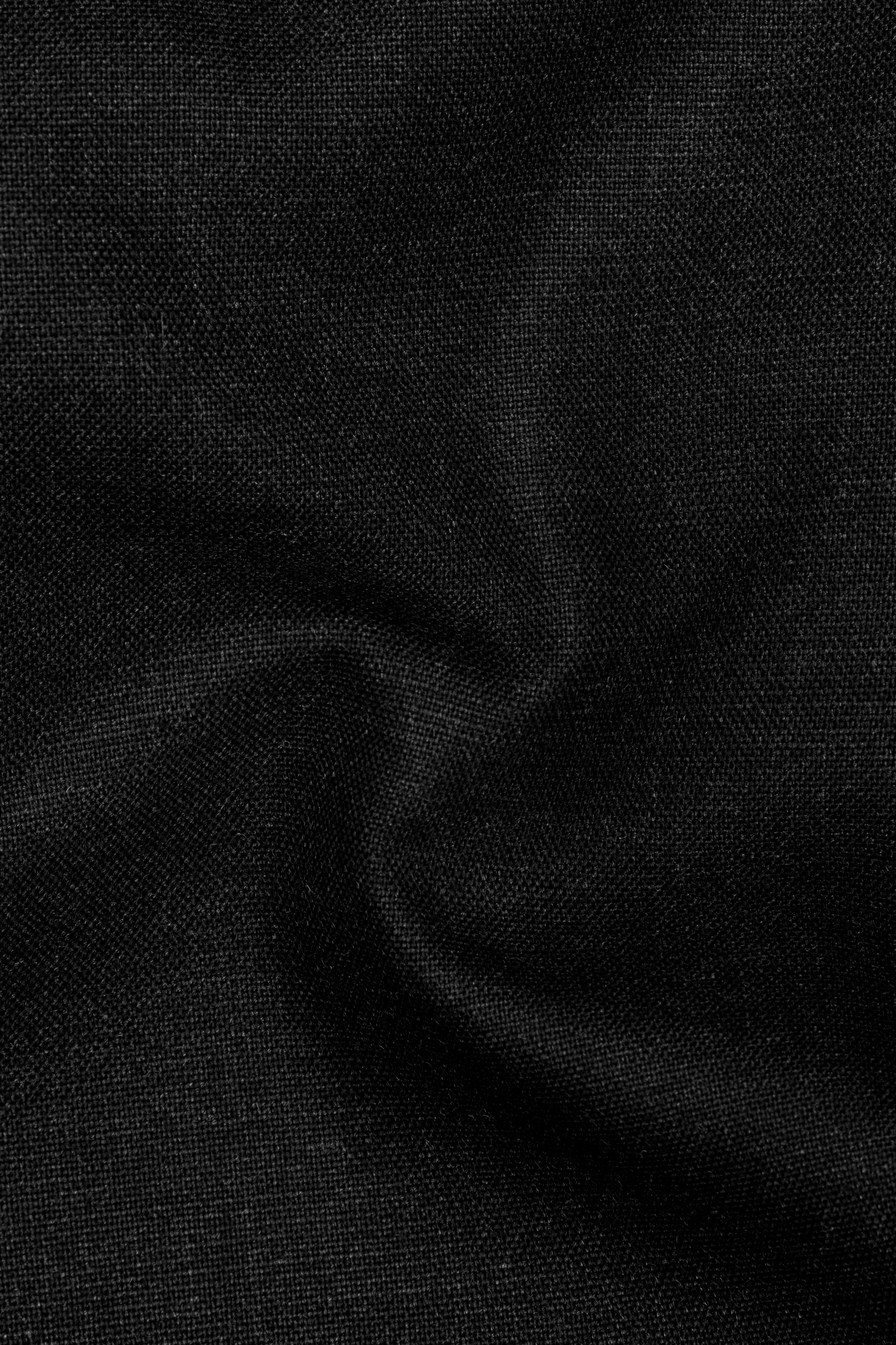 Diesel Black Wool Rich Waistcoat