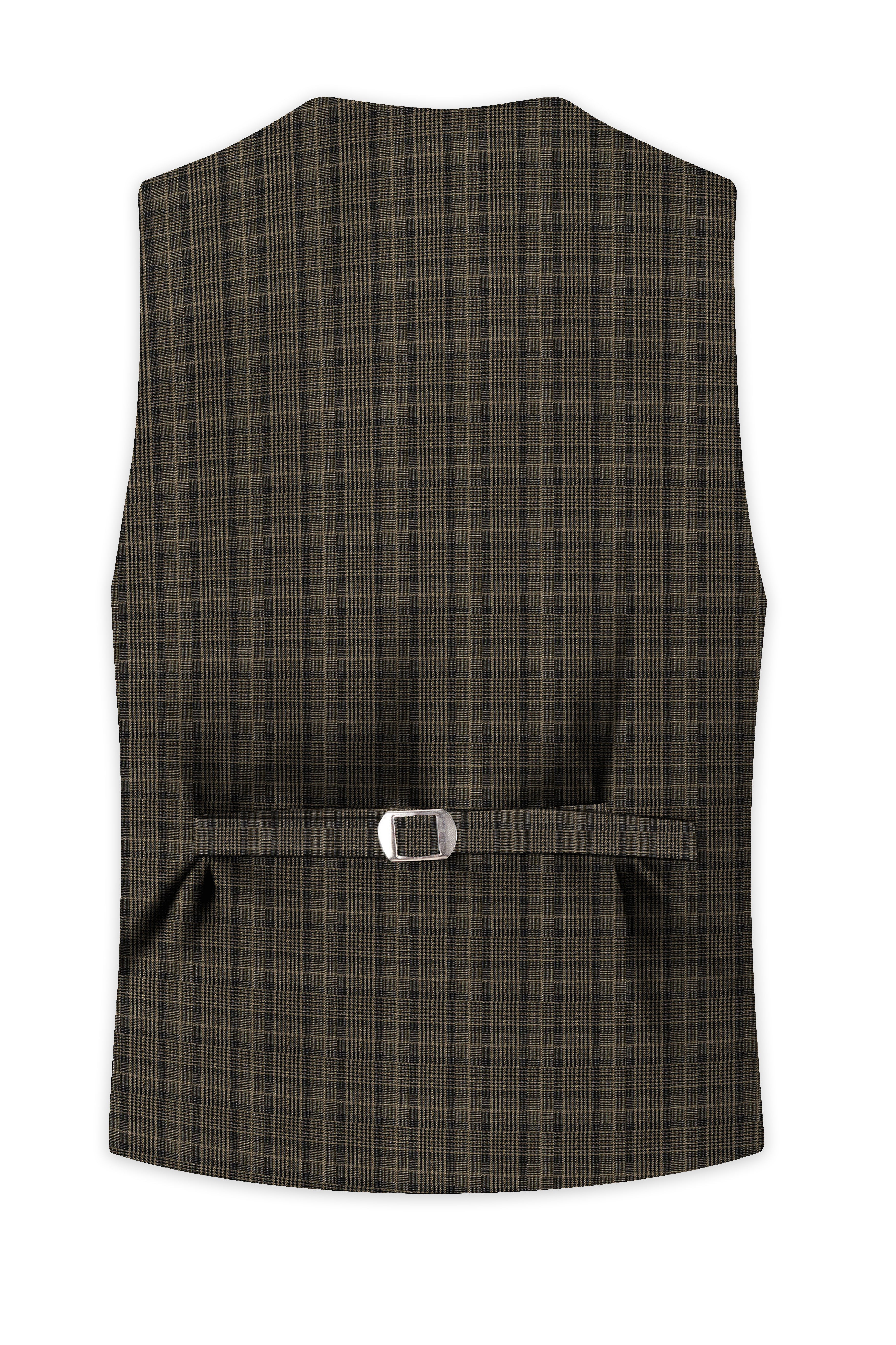 Walnut Plaid Waistcoat