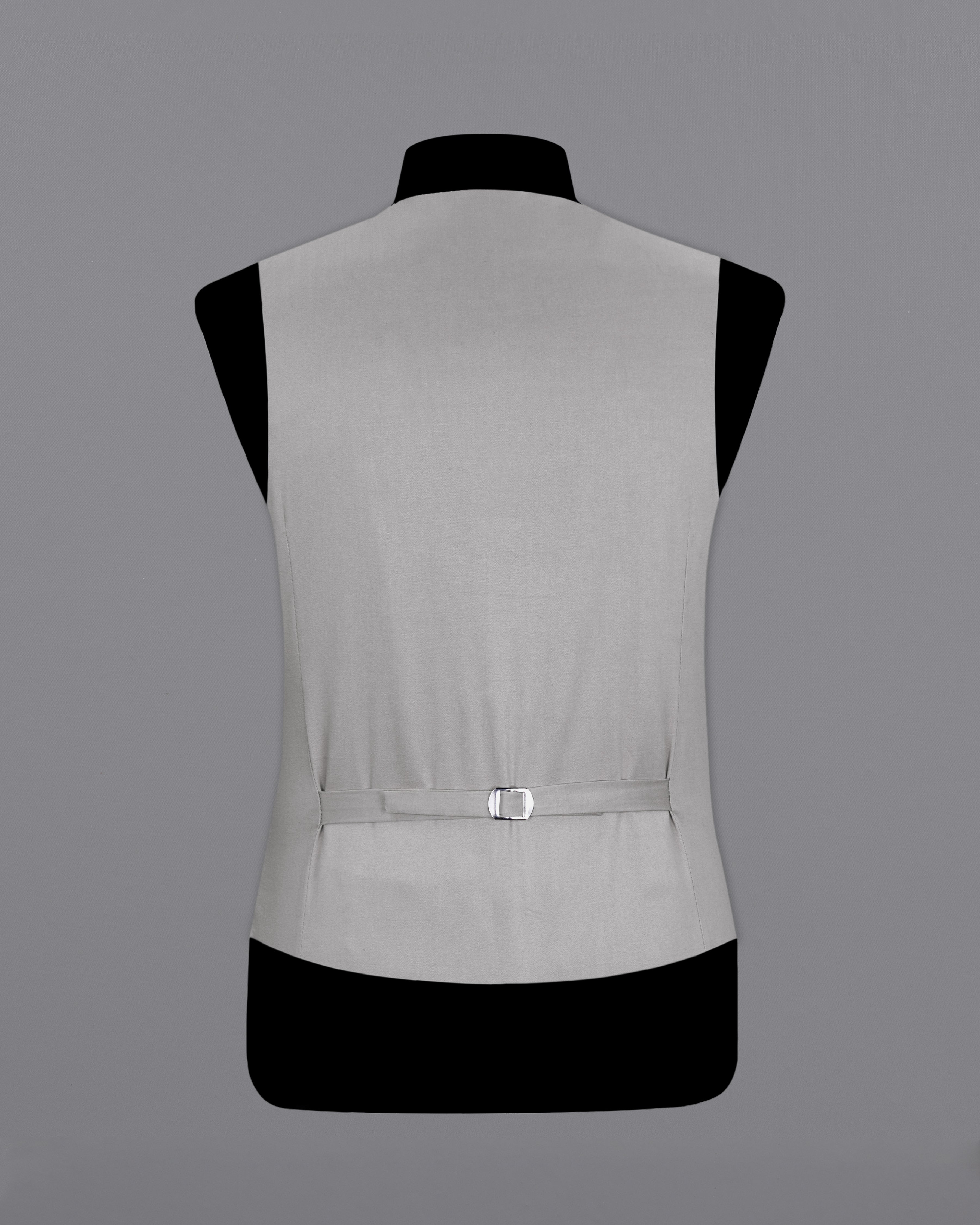 Martini Gray Stretchable Premium Cotton Waistcoat V2667-36, V2667-38, V2667-40, V2667-42, V2667-44, V2667-46, V2667-48, V2667-50, V2667-52, V2667-54, V2667-56, V2667-58, V2667-60