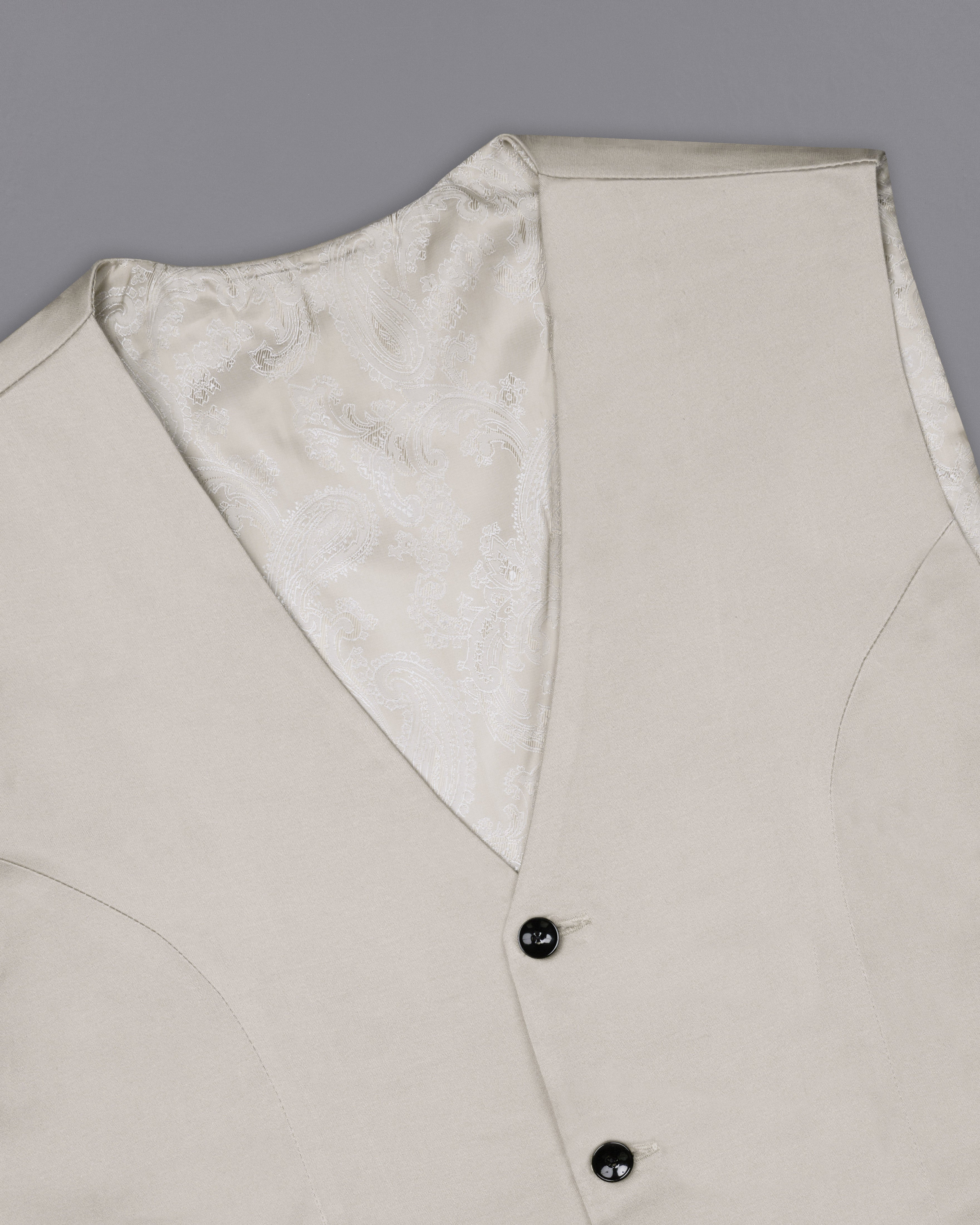 Sisal Light Gray Stretchable Premium Cotton Waistcoat V2677-36, V2677-38, V2677-40, V2677-42, V2677-44, V2677-46, V2677-48, V2677-50, V2677-52, V2677-54, V2677-56, V2677-58, V2677-60