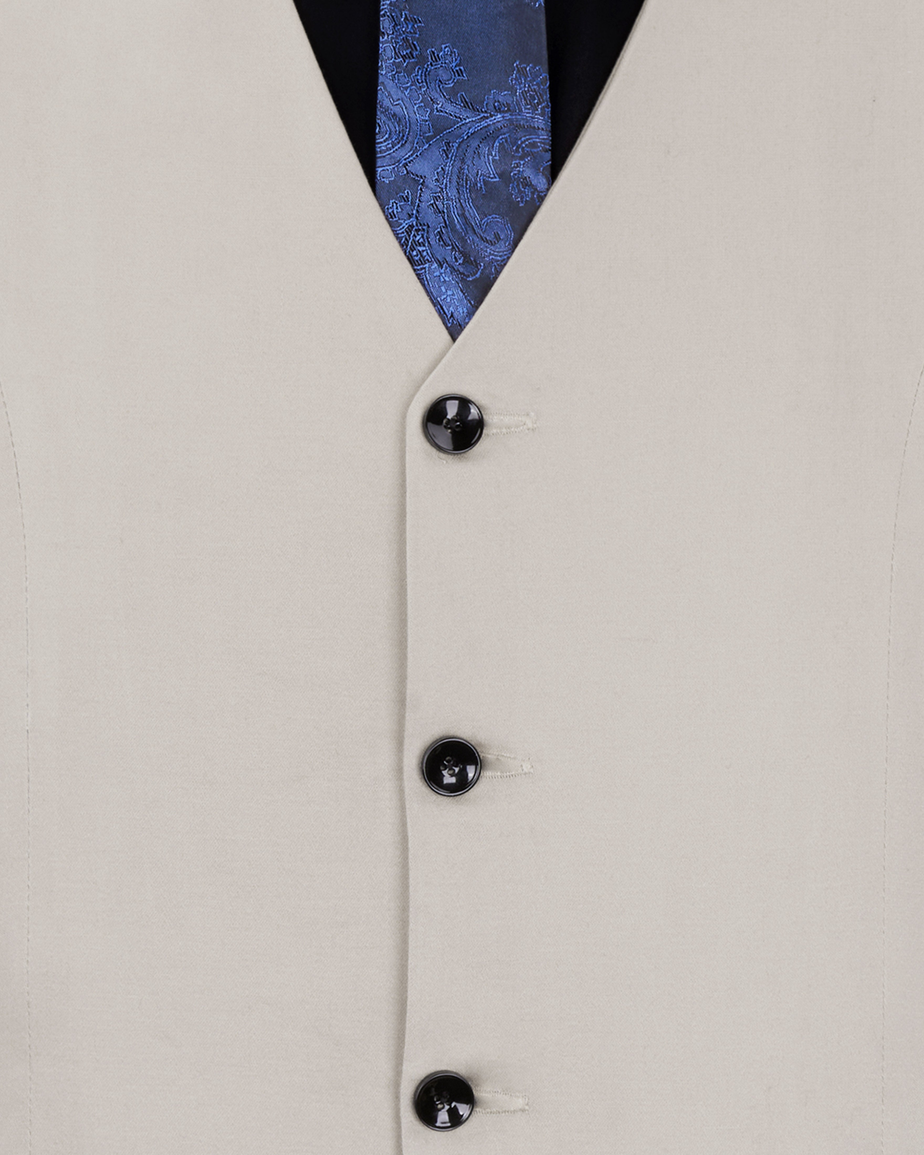 Sisal Light Gray Stretchable Premium Cotton Waistcoat V2677-36, V2677-38, V2677-40, V2677-42, V2677-44, V2677-46, V2677-48, V2677-50, V2677-52, V2677-54, V2677-56, V2677-58, V2677-60